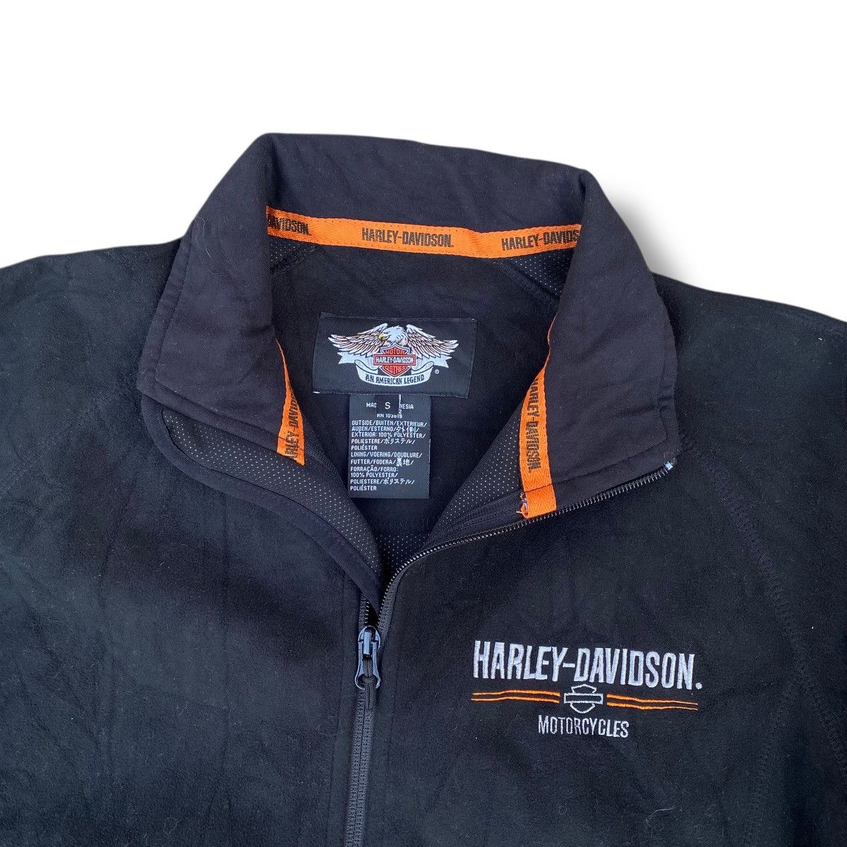 Harley Davidson × Vintage Vintage Harley Davidson Motorcycles Embroidery Logo Jacket Size US S / EU 44-46 / 1 - 2 Thumbnail