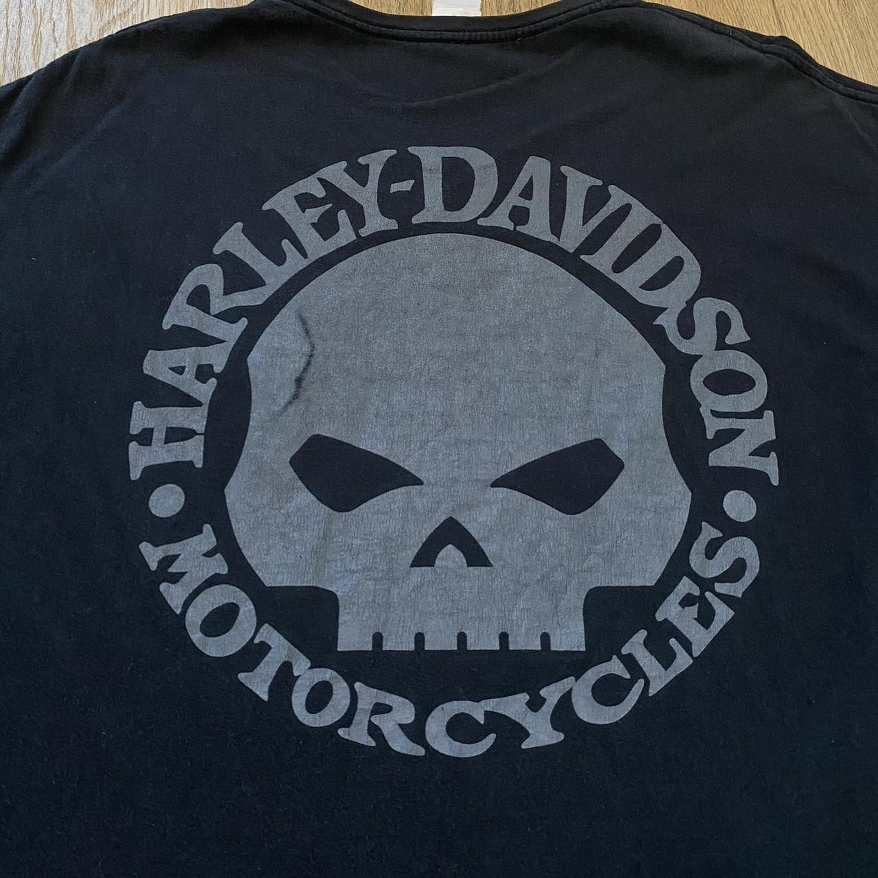 Harley Davidson Harley Davidson black streetwear tee Motorcycle Size US XL / EU 56 / 4 - 3 Thumbnail