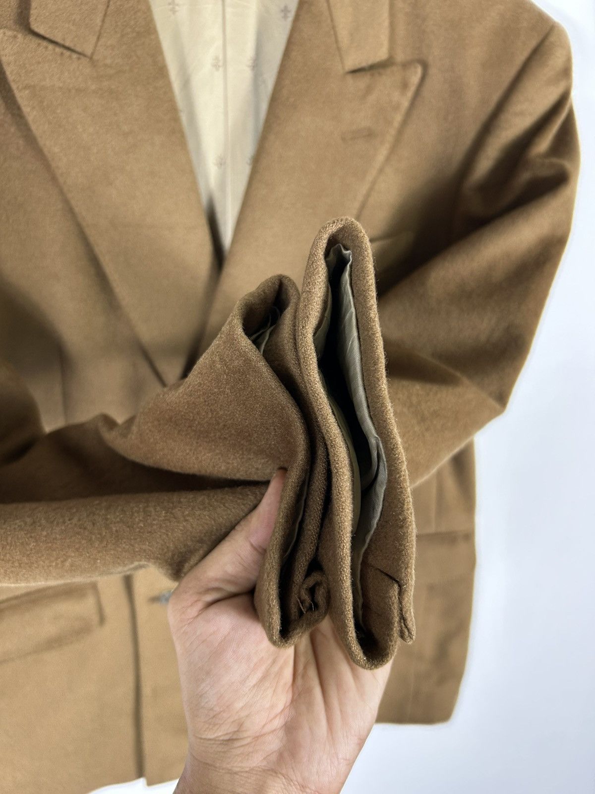 Autumn Cashmere × Vintage 🔥Liberomann Cashmere Taylor Made Button LV Double Breast Size US L / EU 52-54 / 3 - 7 Thumbnail
