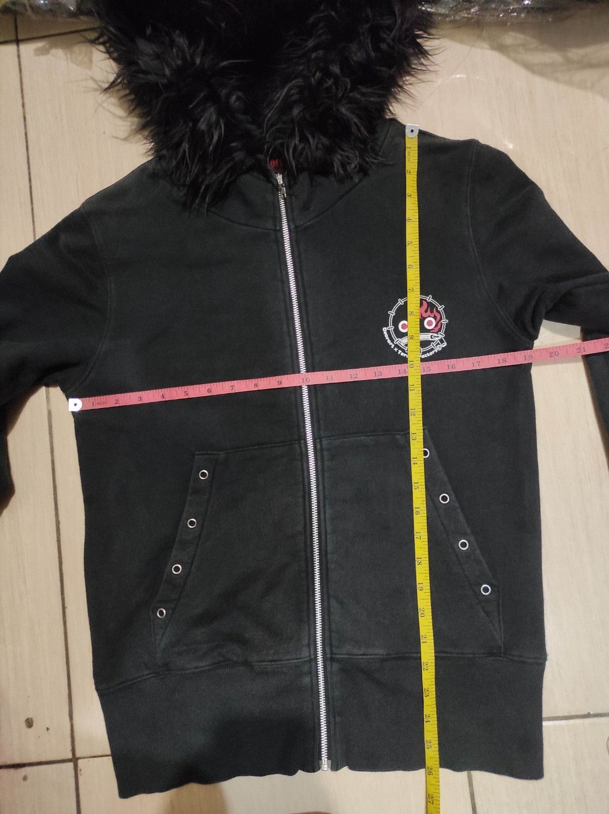 Japanese Brand Deorart x Terry's Factory zip fur hoodie ifsix LGB style Size US M / EU 48-50 / 2 - 22 Thumbnail