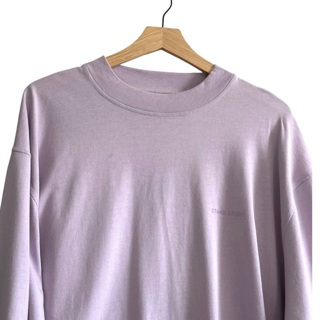 STAND STUDIO Stand Studio SANIA LS TEE, Lavender, Size S, New with tag Size S / US 4 / IT 40 - 9 Thumbnail