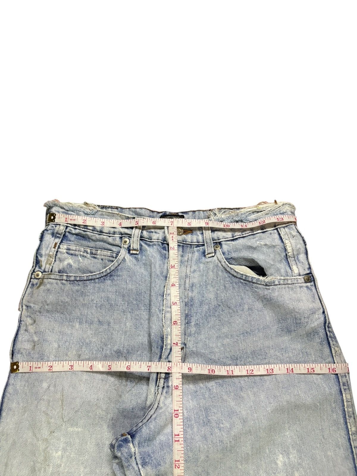 Levi's Vintage Levis Grunge Distressed Jean Shorts Jorts Size US 28 / EU 44 - 14 Thumbnail