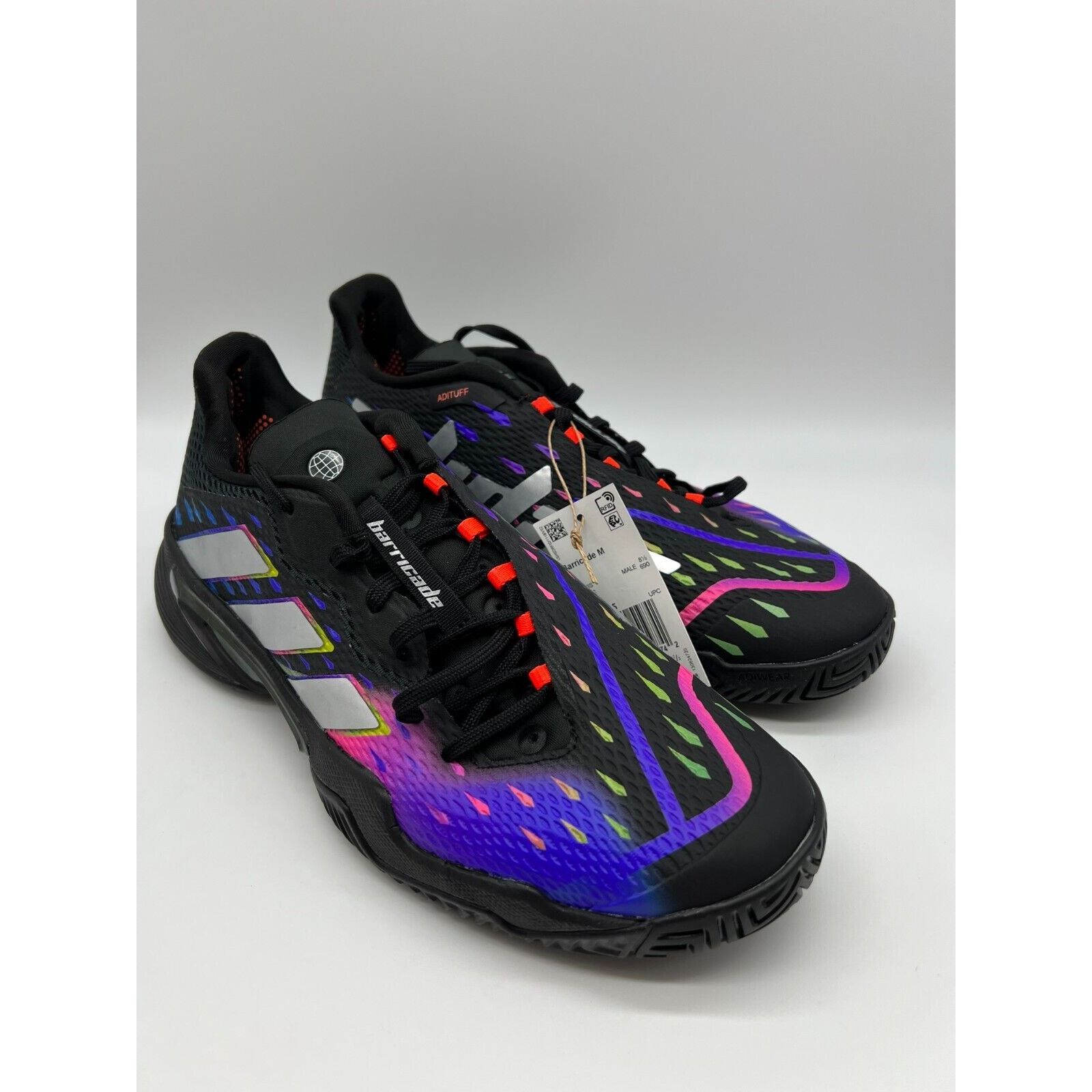 Adidas adidas Barricade Men Tennis Shoes Core Black GY1445 Size 9 Size US 9 / EU 42 - 6 Thumbnail