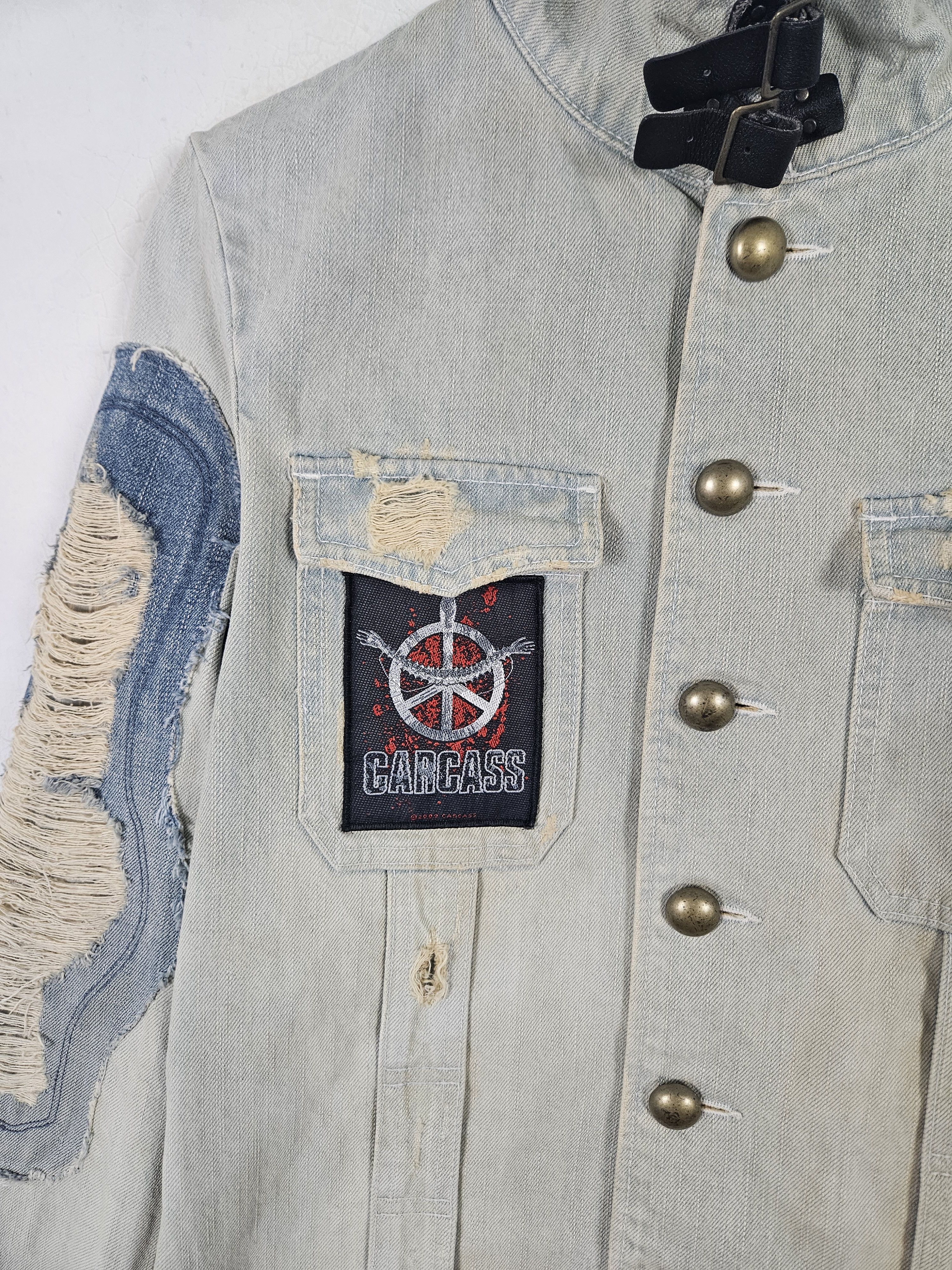 PPFM PPFM Jeans Jacket distress Patch Carcass Size US M / EU 48-50 / 2 - 4 Thumbnail