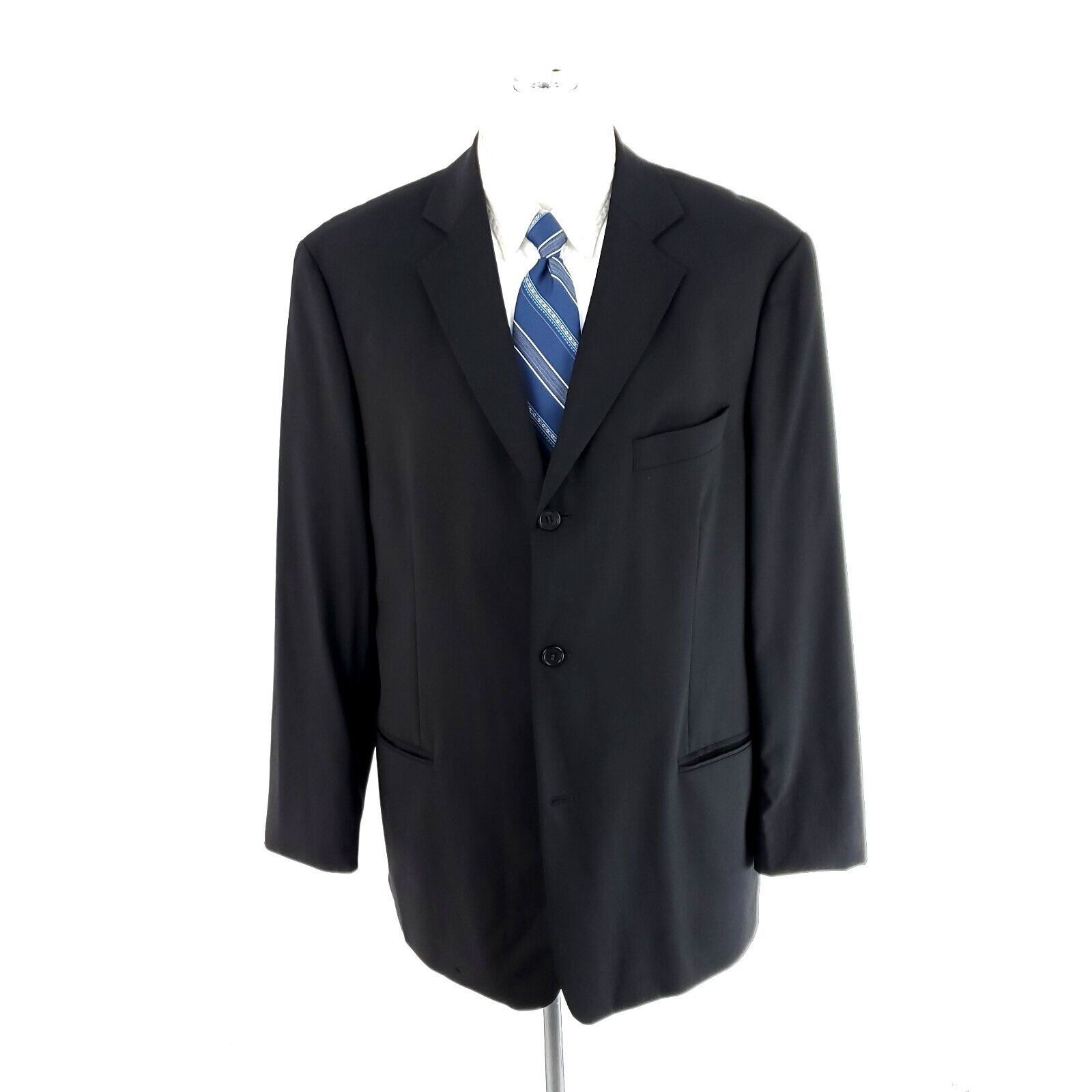Brooks Brothers Brooks Brothers 346 Wool 3 Button Blazer 42R Black Suit Jack Size 42R - 3 Thumbnail