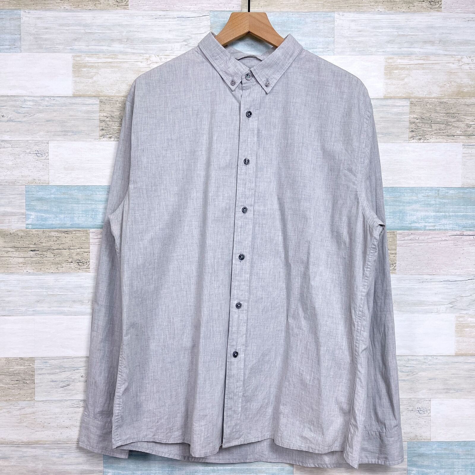 Other LINKSOUL Long Sleeve Button Down Shirt Gray Lightweight L Size US L / EU 52-54 / 3 - 1 Thumbnail
