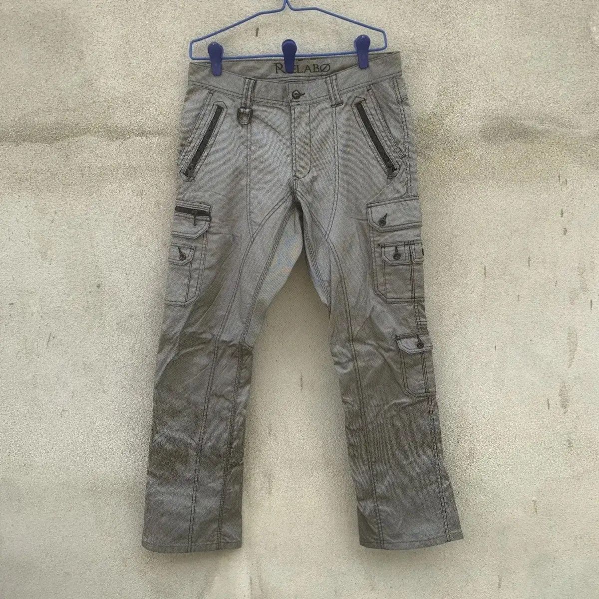 8 by YOOX RARE‼️MULTIPOCKET RIELABO JAPAN TROUSERS BIKERS CARGO PANTS Size US 32 / EU 48 - 1 Thumbnail