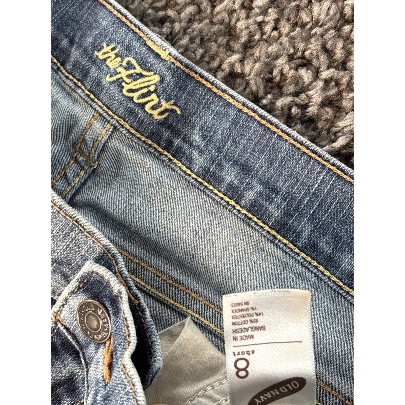 Old Navy VINTAGE Old Navy Jeans Bootcut Womens 30x29 Blue Light Wash Low Rise Distressed Y2K Flirt 90s Size 30" / US 8 / IT 44 - 6 Thumbnail