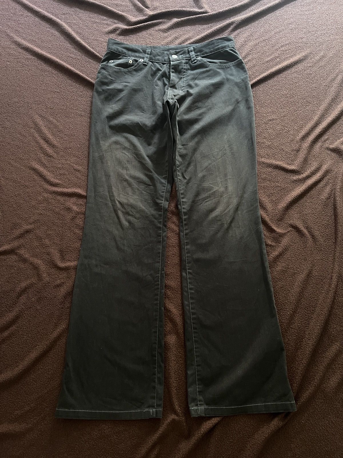 Tornado Mart Tornado mart Striped Flare Chinos Size US 31 - 3 Thumbnail