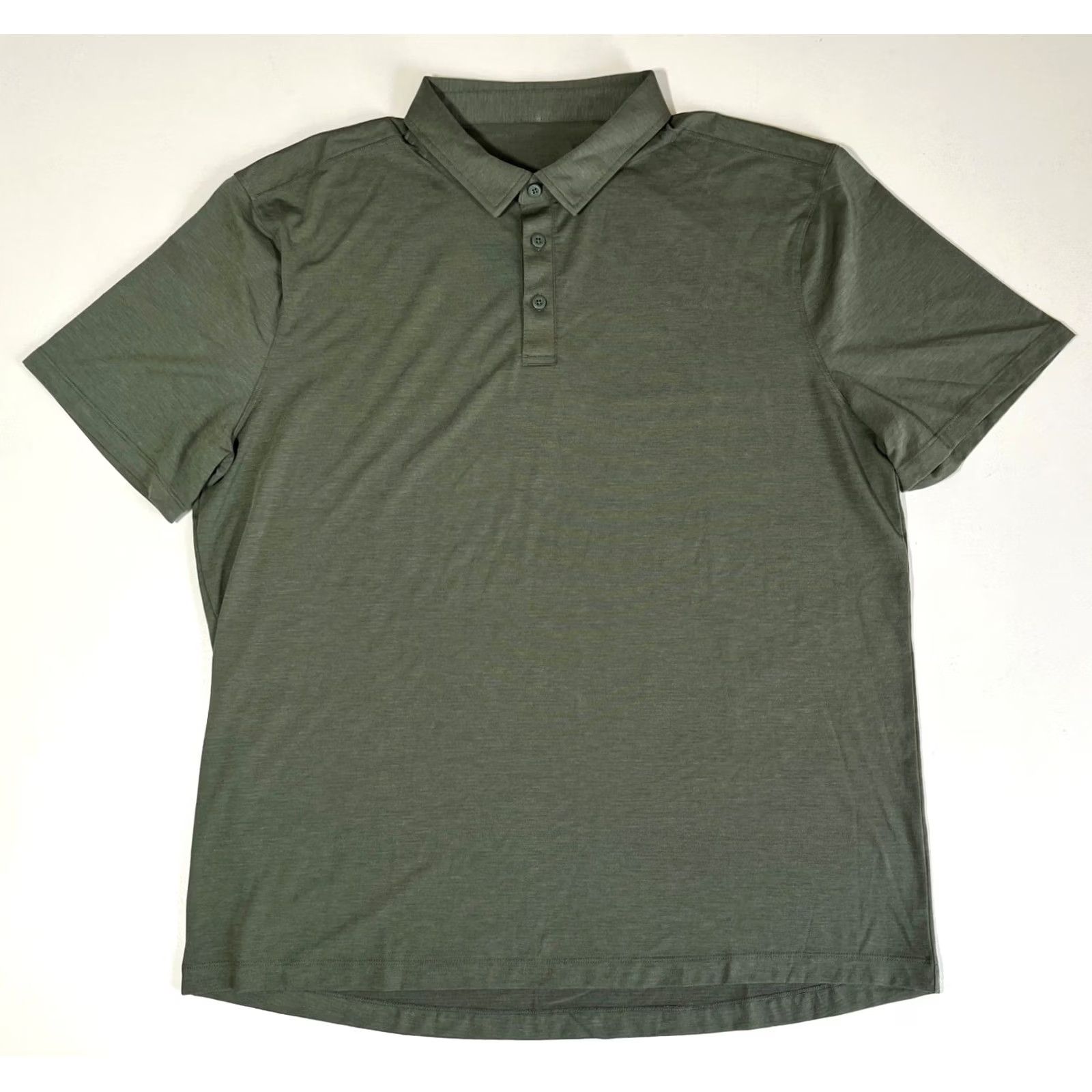 Lululemon Lululemon Polo Shirt Men Green XXL Polo Shirt Men Green XXL Size US XXL / EU 58 / 5 - 3 Thumbnail