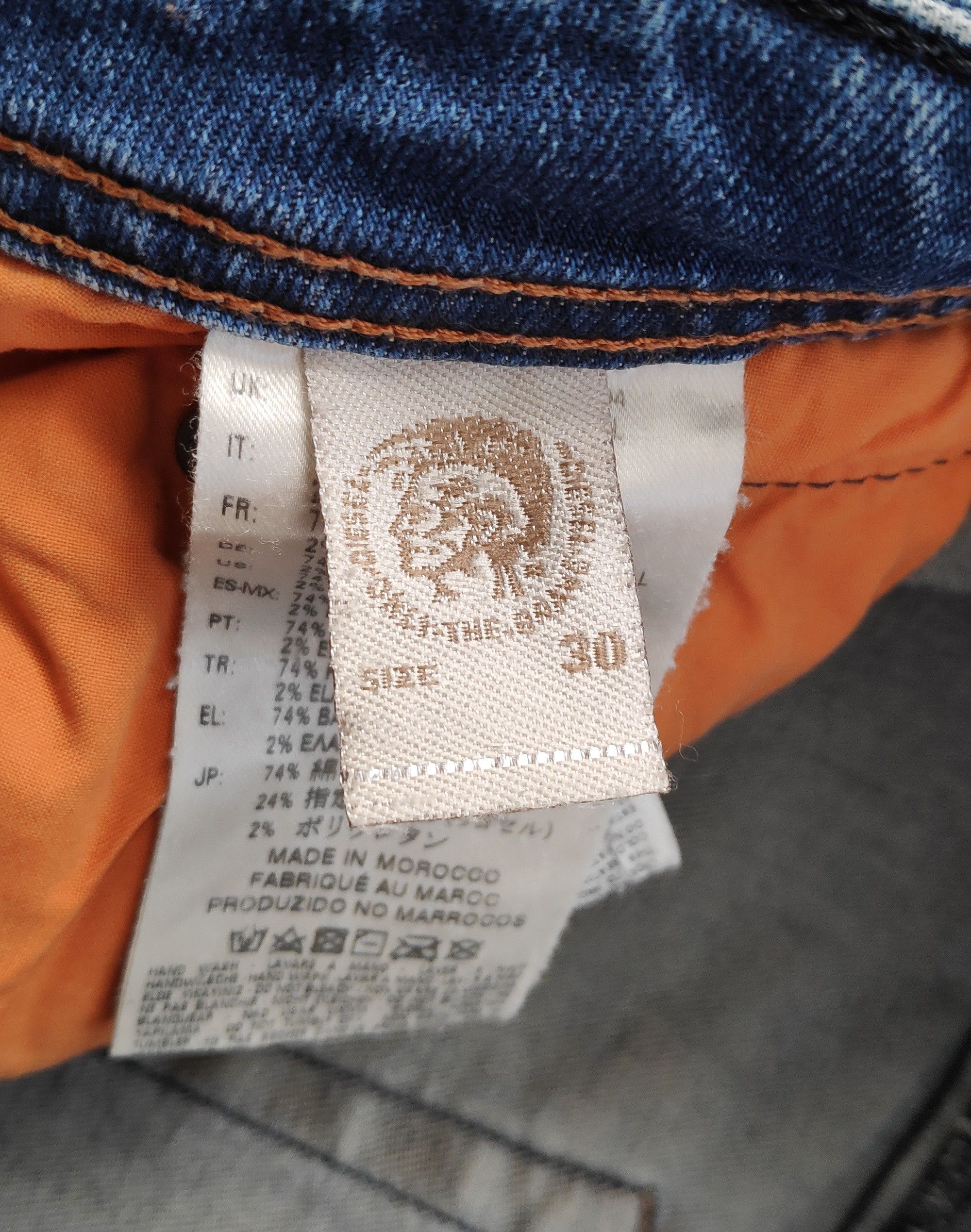 Diesel Diesel Belther Denim Jeans Regular Slim Tapered sz W30 L30 Size US 30 / EU 46 - 9 Thumbnail