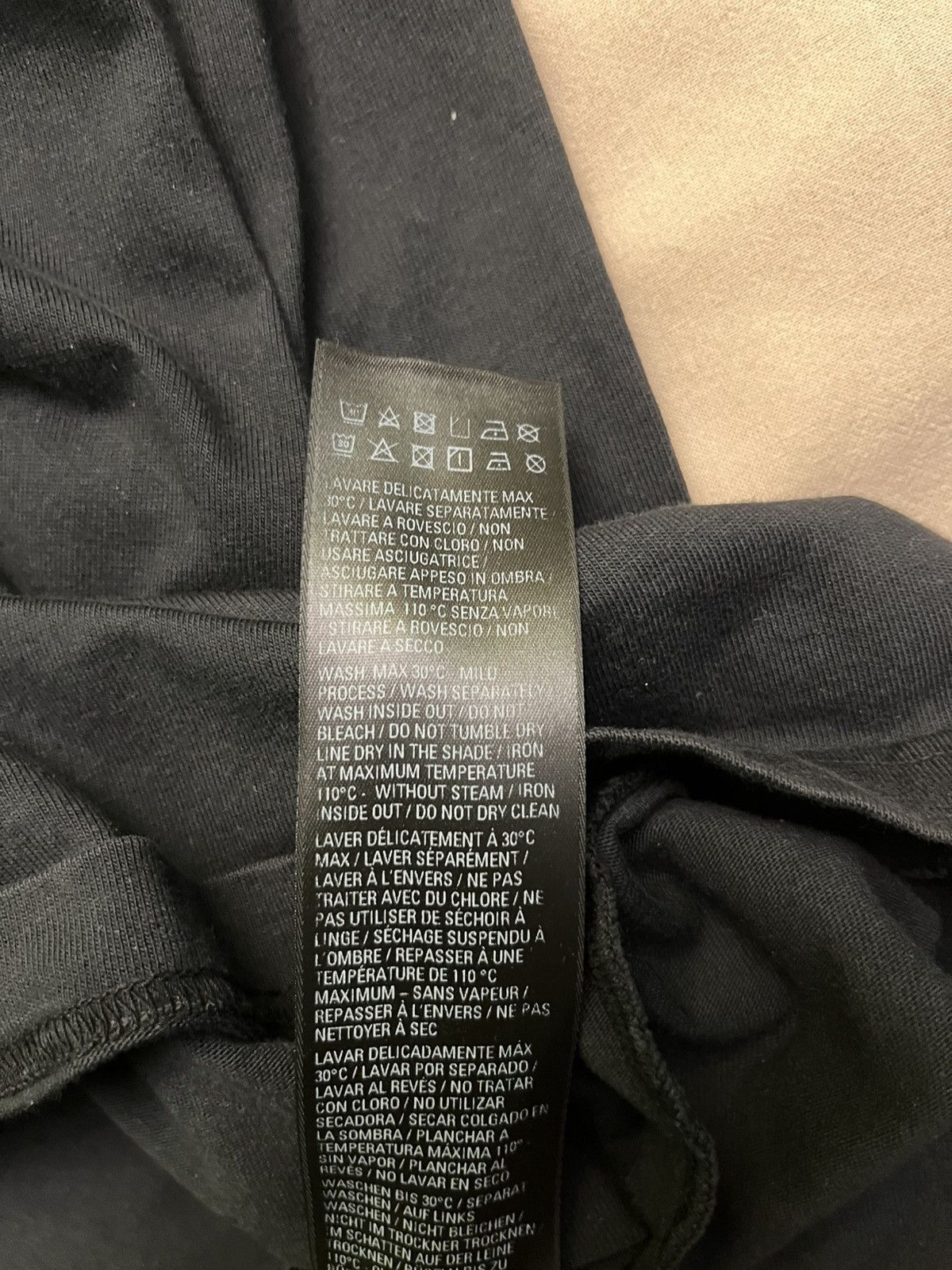 Balenciaga Authentic Balenciaga Tab Vintage Jersey - Washed Black Size US L / EU 52-54 / 3 - 7 Thumbnail