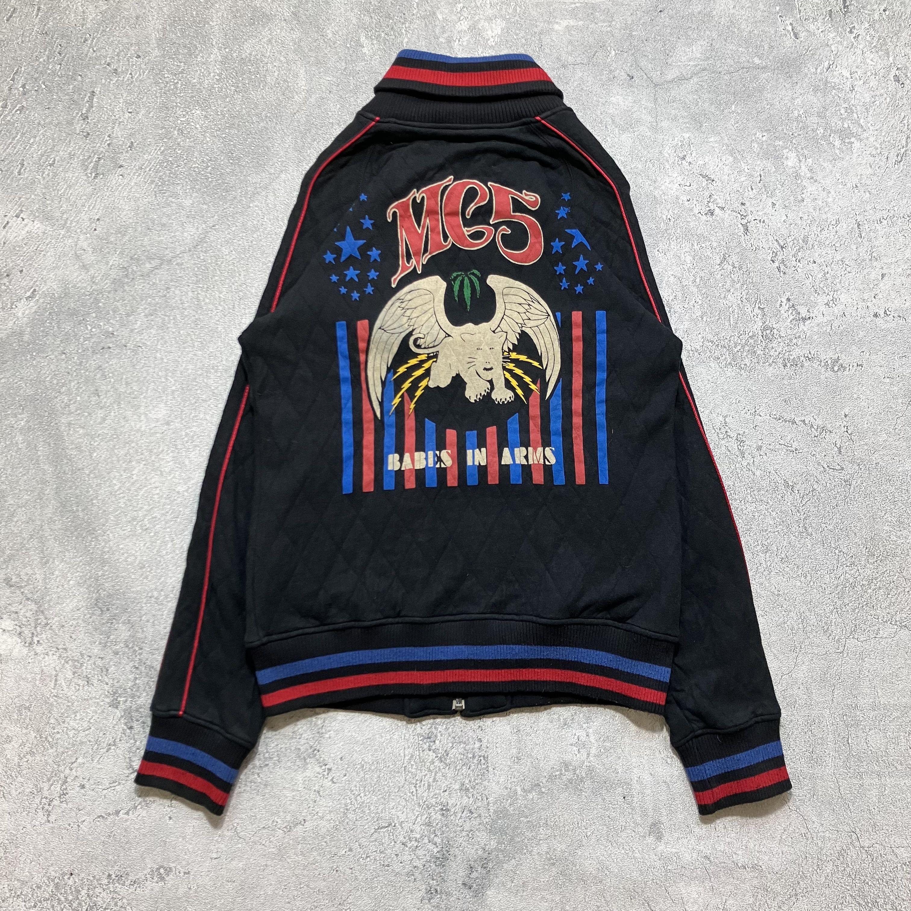 Hysteric Glamour MC5 by Hysteric Glamour black quilted zip-up jacket Size US M / EU 48-50 / 2 - 2 Thumbnail
