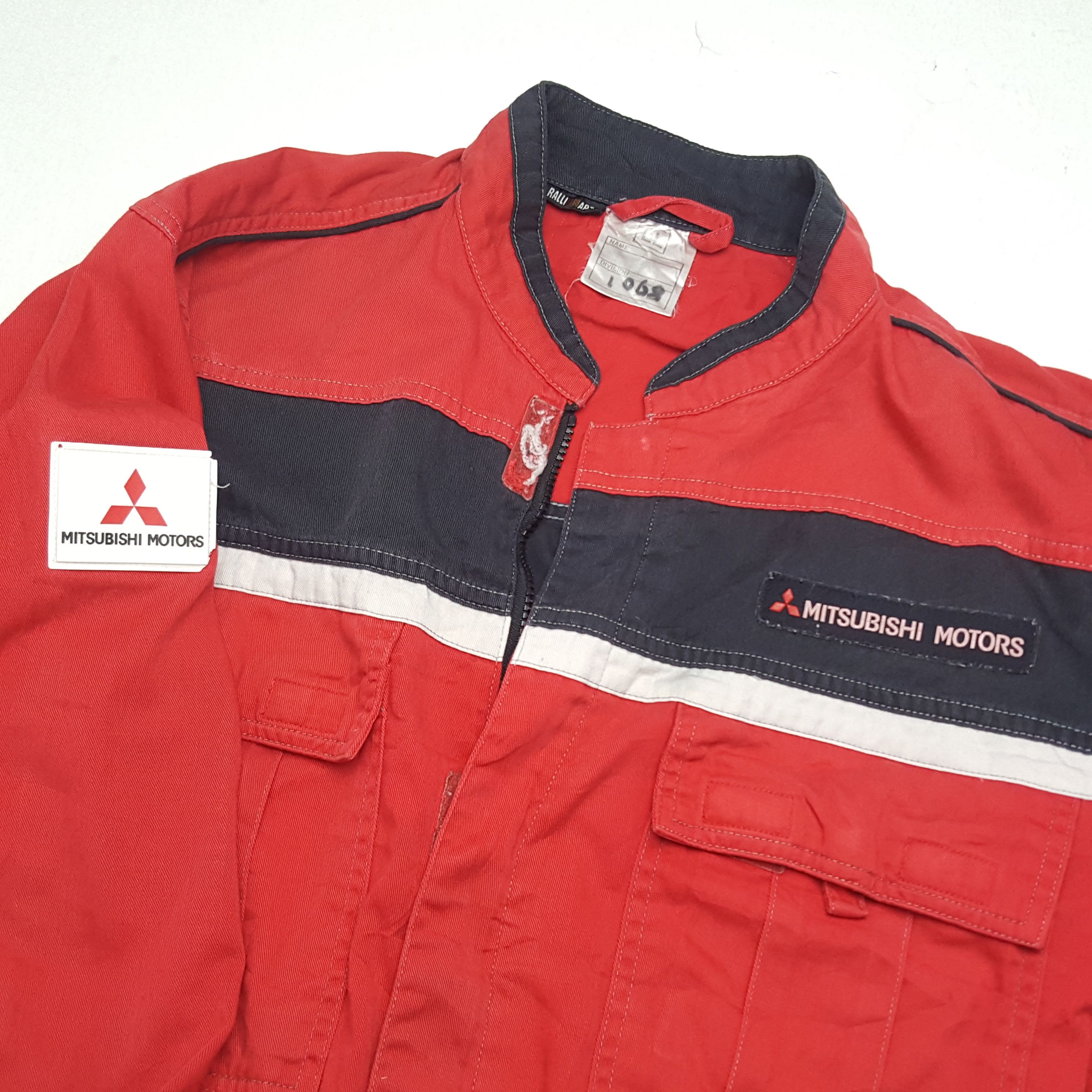 Japanese Brand × Vintage Vintage Mitsubishi Motors Service Staff Coverall Jacket Size US M / EU 48-50 / 2 - 9 Thumbnail