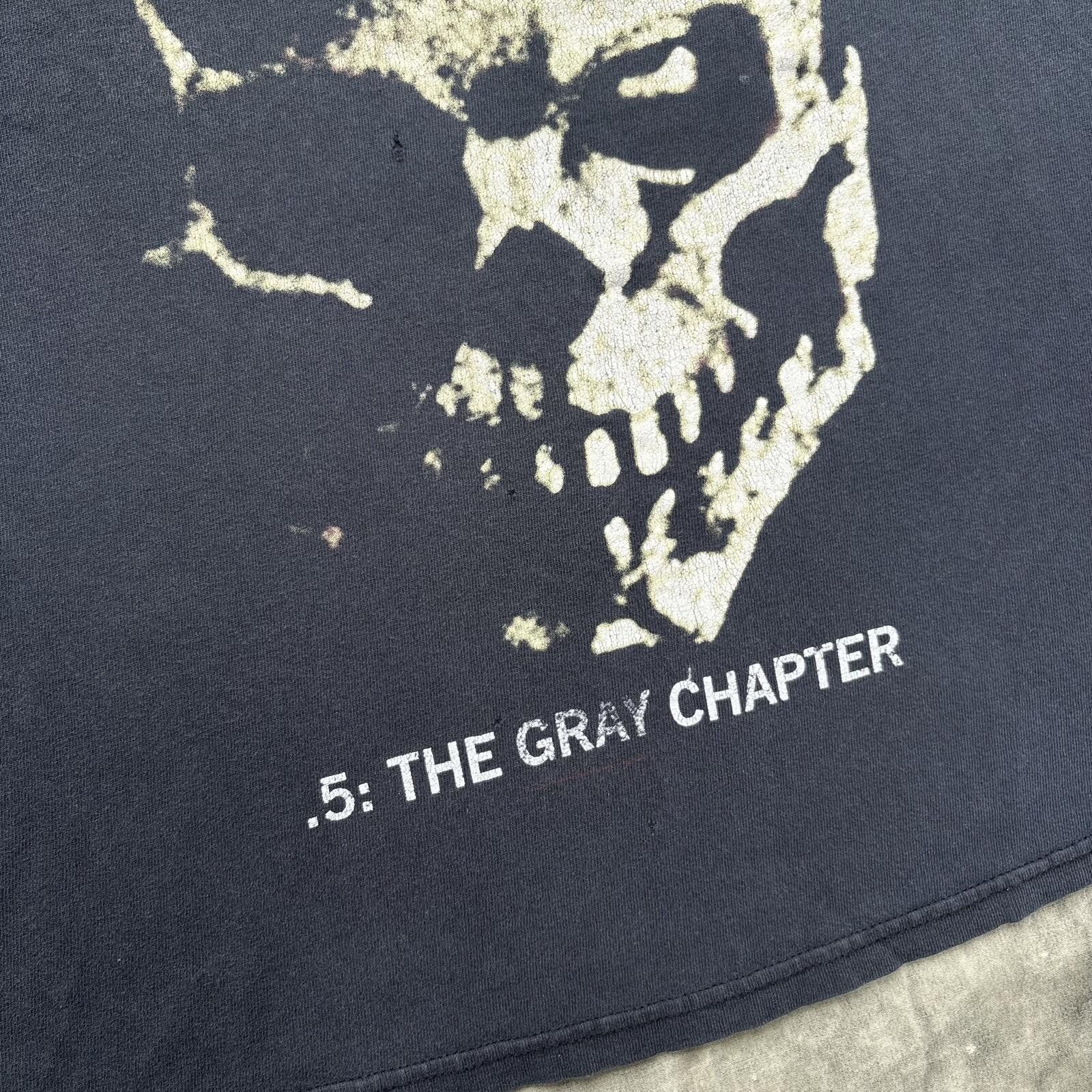 Band Tees Vintage Y2K Slipknot .5: The Gray Chapter Heavy Metal Shirt Size US M / EU 48-50 / 2 - 2 Thumbnail
