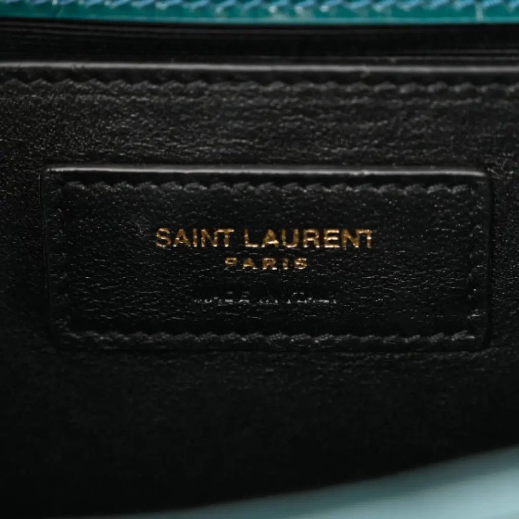 Saint Laurent Paris o1b1hav110724 Size: OS / Kate Medium Bag in Dark Green Size ONE SIZE - 9 Thumbnail