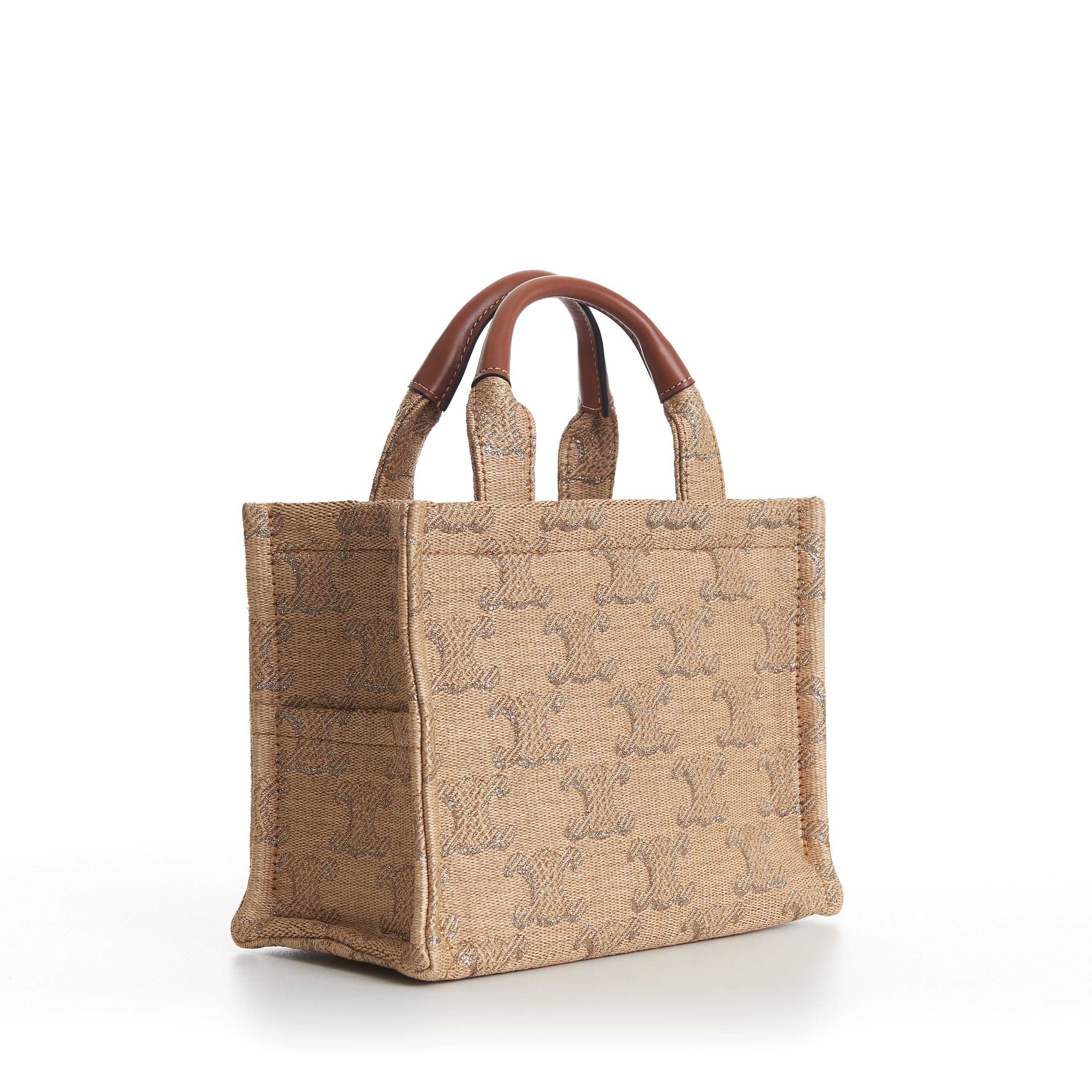 Celine Small Cabas Thais In Raffia Effect Textile Size ONE SIZE - 7 Thumbnail
