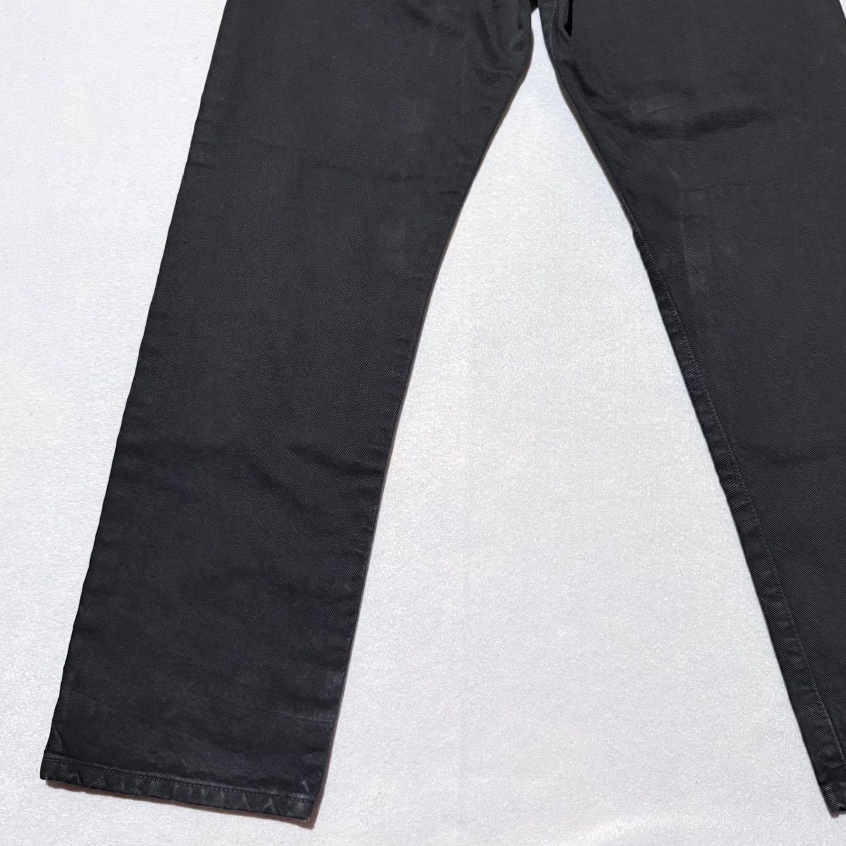 Denime Calvin Klien Jeans Women's Black Denim Pockets High-Rise Classic Straight - 11 Size 32" / US 10 / IT 46 - 7 Thumbnail