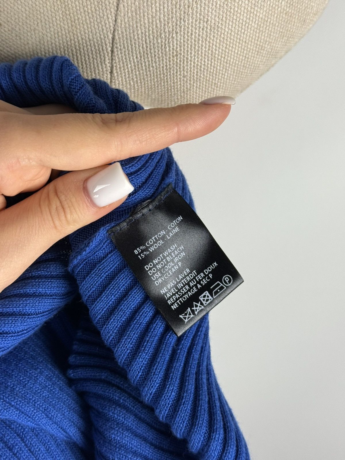 Haider Ackermann BNWT! Haider Ackermann Ribbed Knit V-neck Sweater Pullover Size S / US 4 / IT 40 - 16 Thumbnail
