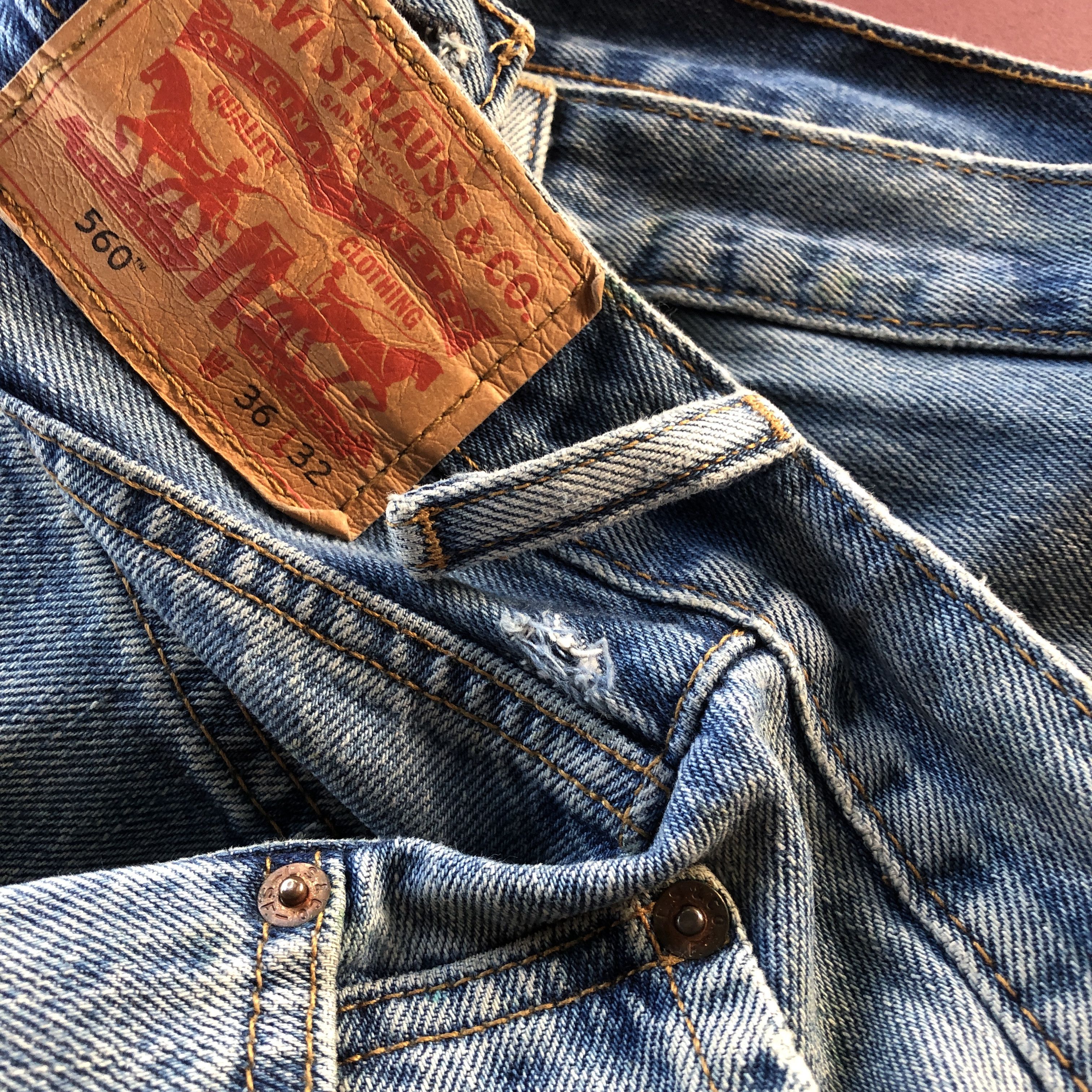 Levi's Vintage Levi's 560 Faded Blue Jeans Stone Wash Denim Pants Size US 36 / EU 52 - 11 Thumbnail