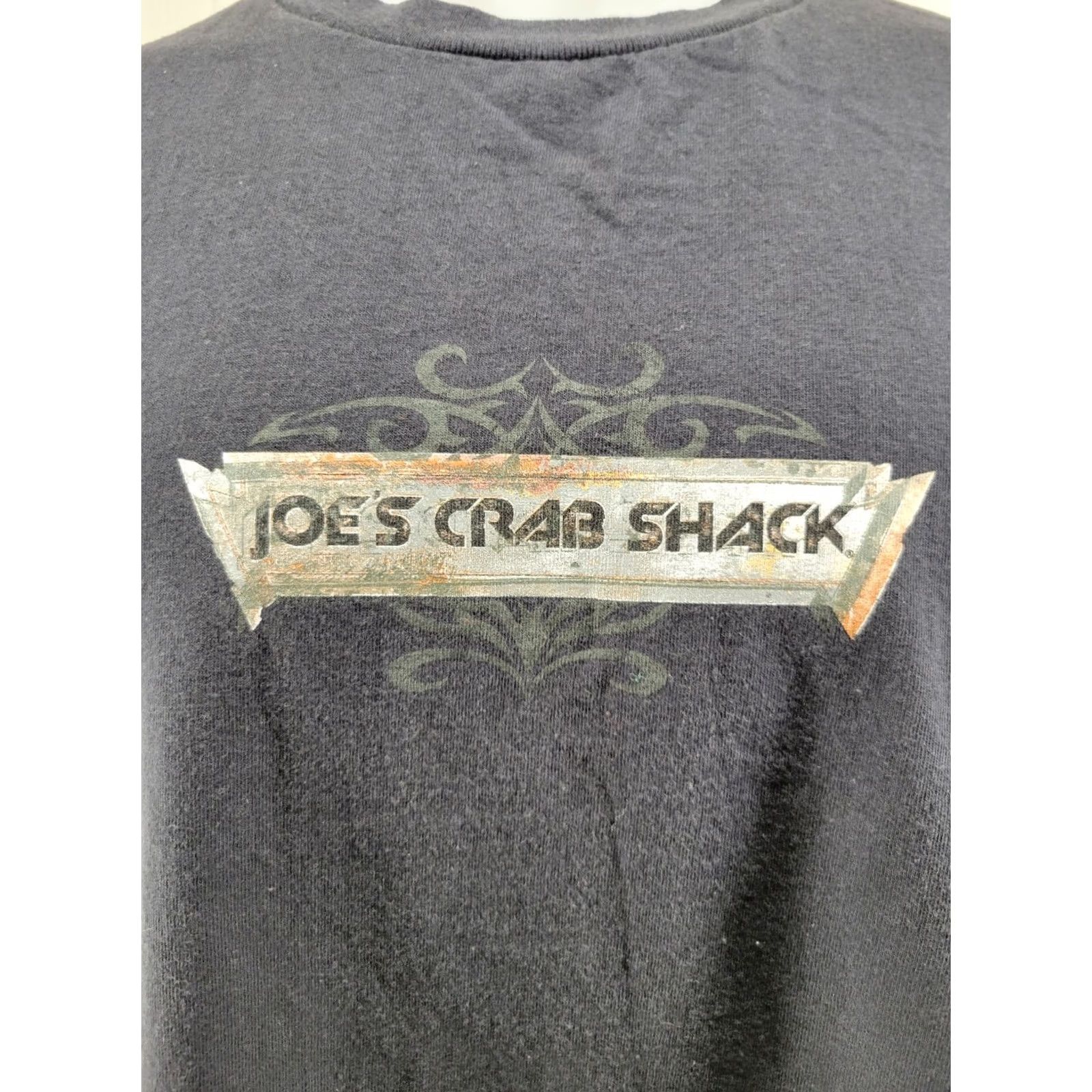 Logo 7 VINTAGE Joes Stuff Shirt Black Mens Logo Short Sleeve Crab Shack Size XL Size US XL / EU 56 / 4 - 2 Thumbnail