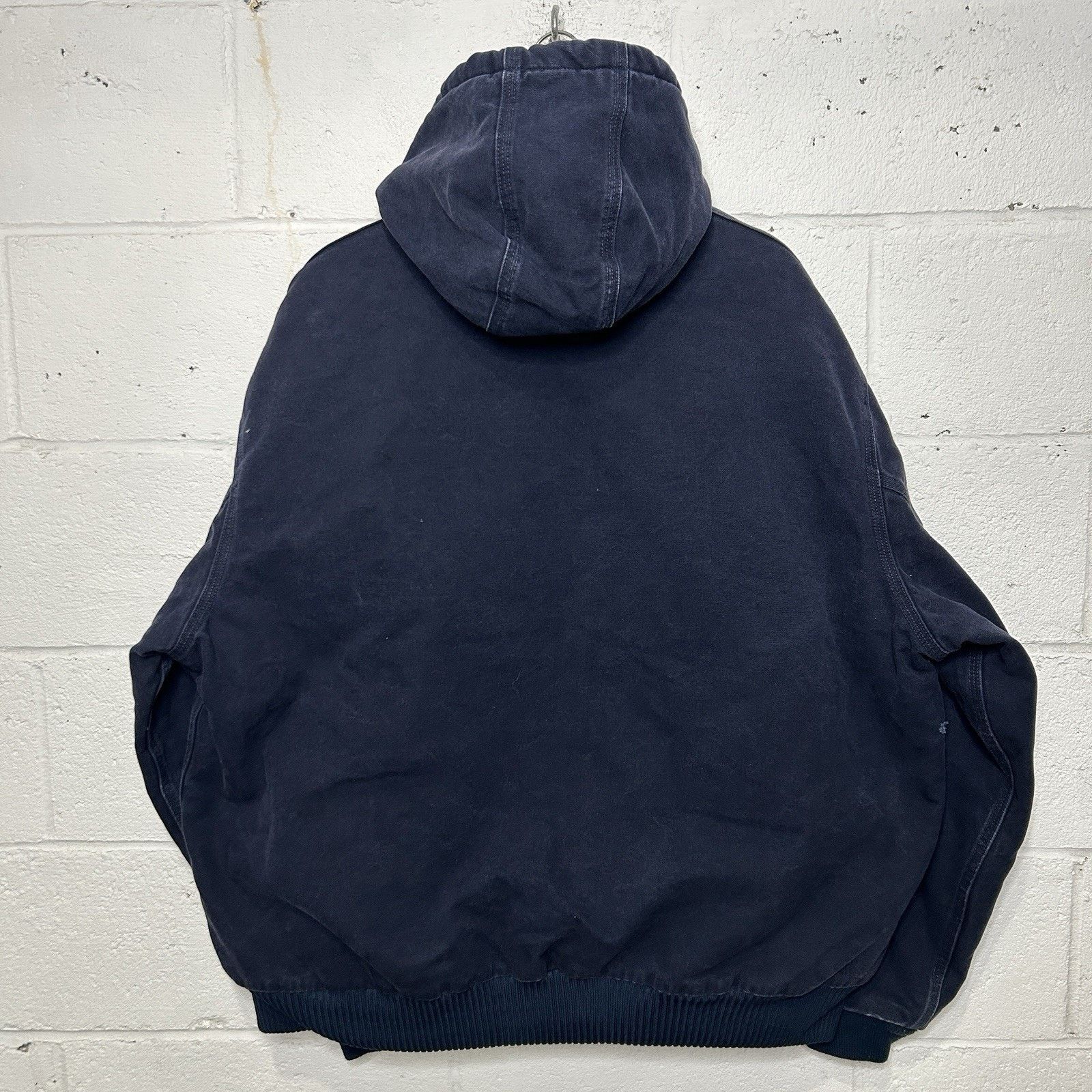 Carhartt Vintage Carhartt Hooded Active Jacket “Midnight Blue” J130 Size US XXL / EU 58 / 5 - 2 Thumbnail