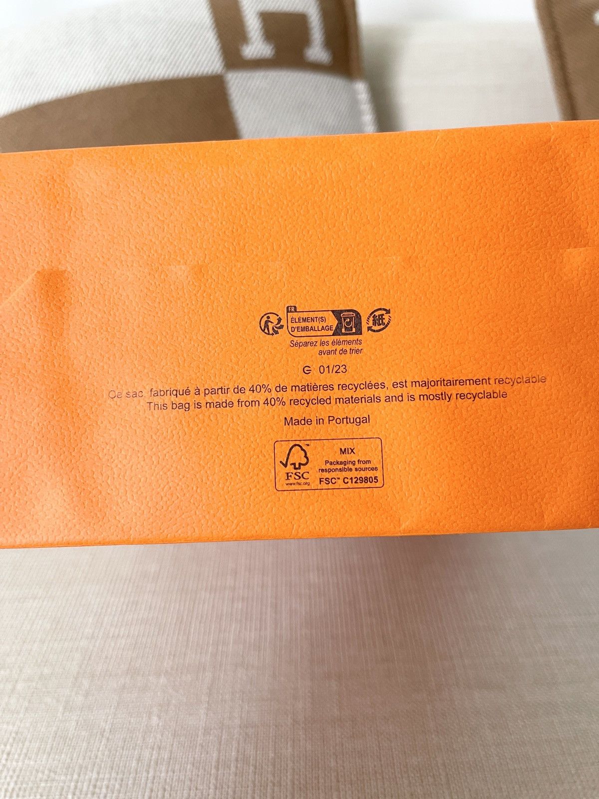 Hermes Authentic Hermes Orange Medium Shopping Bag Size ONE SIZE - 3 Thumbnail