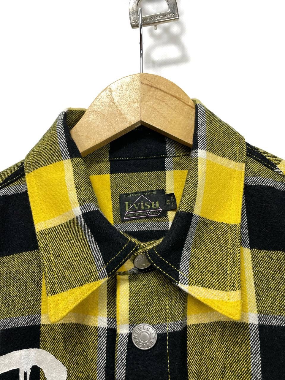 Evisu Evisu x Sfera Ebbasta Oversized Check Shirt – Size M Size US M / EU 48-50 / 2 - 5 Thumbnail