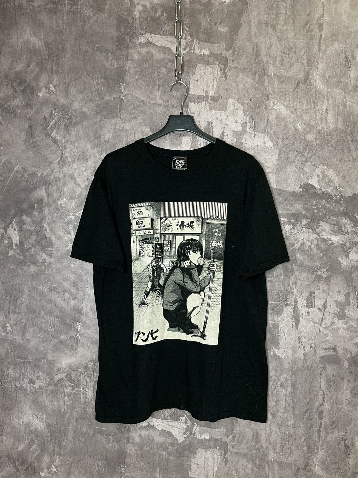 Anime × Vintage Zombie Makeout Club Black Tee Size Medium Size US M / EU 48-50 / 2 - 1 Thumbnail