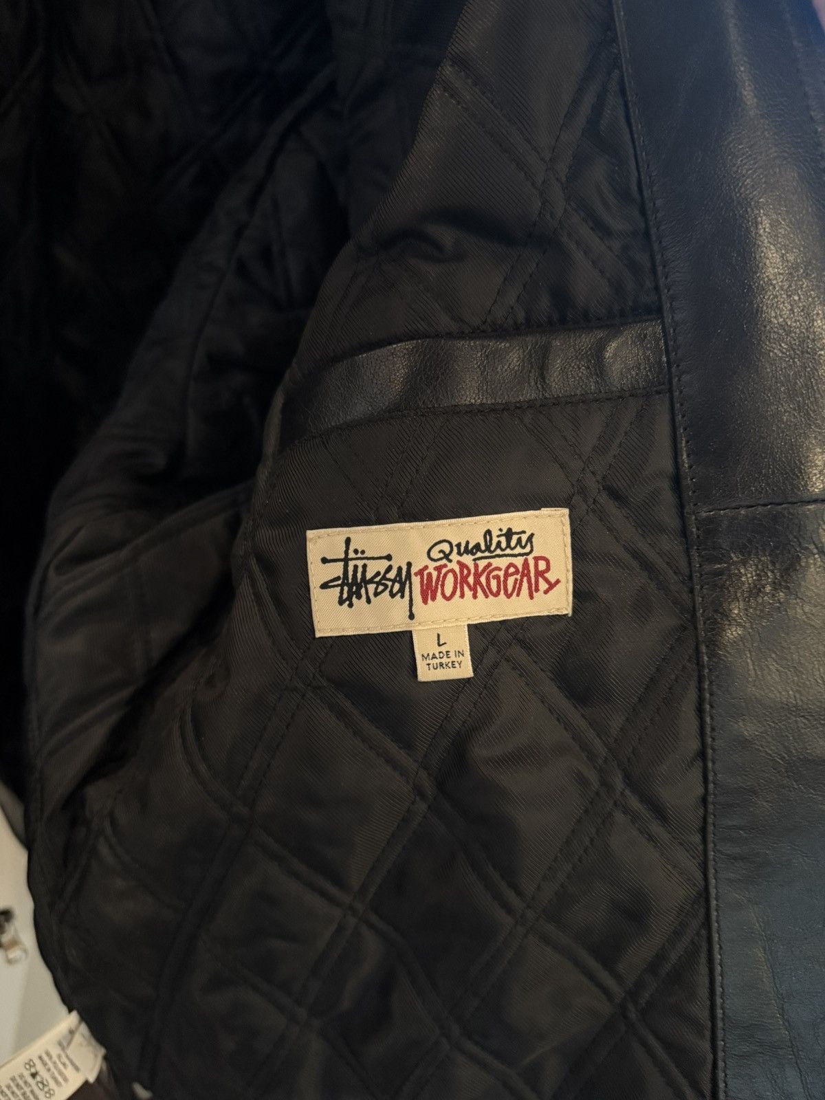 Stussy Stussy Leather Garage Jacket Size US L / EU 52-54 / 3 - 8 Thumbnail