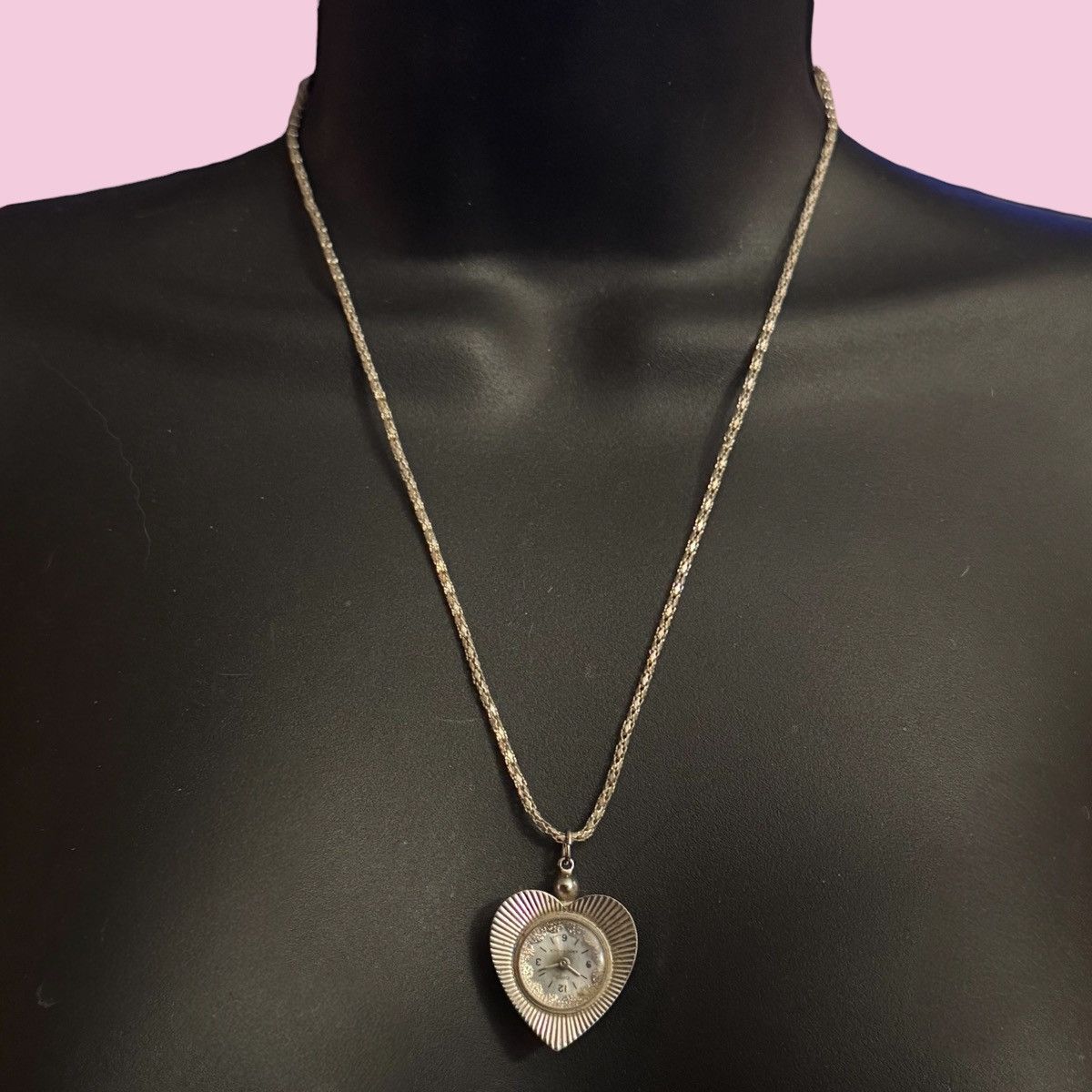 Vintage Vintage Oris heart shaped mechanical watch pendant necklace Size ONE SIZE - 1 Thumbnail