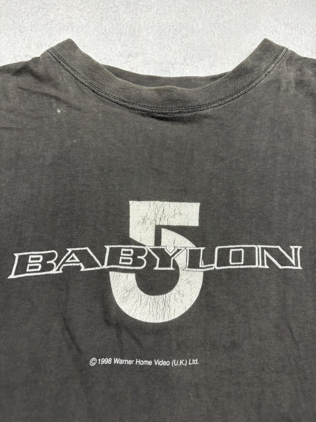 Vintage Vintage 1998 Babylon 5 Warner Home Video Shirt Black XL 90s Size US XL / EU 56 / 4 - 7 Thumbnail
