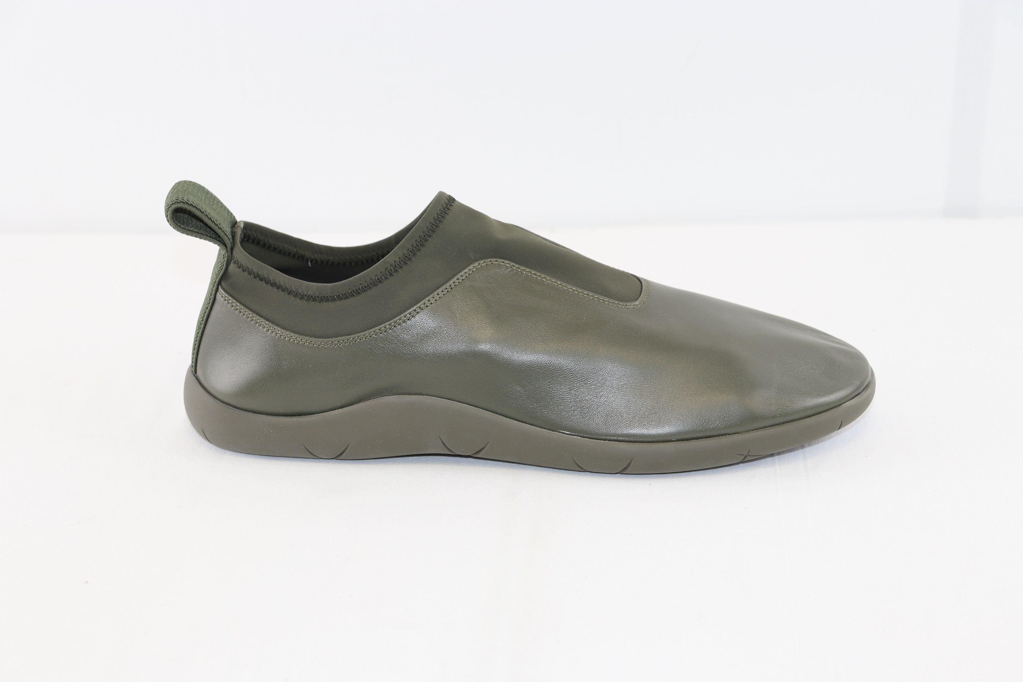 Bottega Veneta o1rshd1 Lagoon Nappa/Antares Fabric Sneakers in Seaweed Size US 8 / EU 41 - 4 Thumbnail