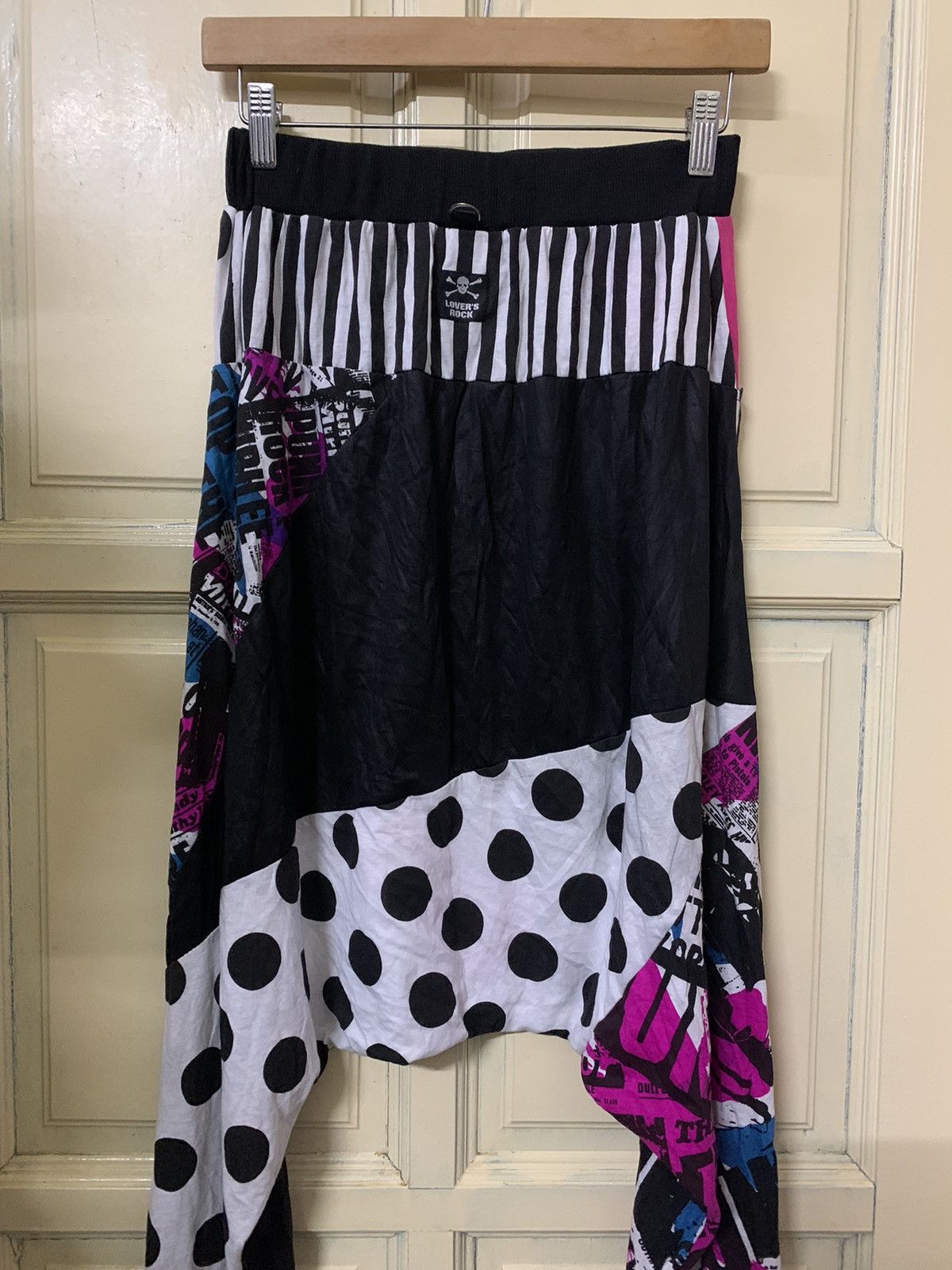 Super Lovers 💥Lover’s Rock Patchwork Harem Pant Size US 30 / EU 46 - 2 Thumbnail