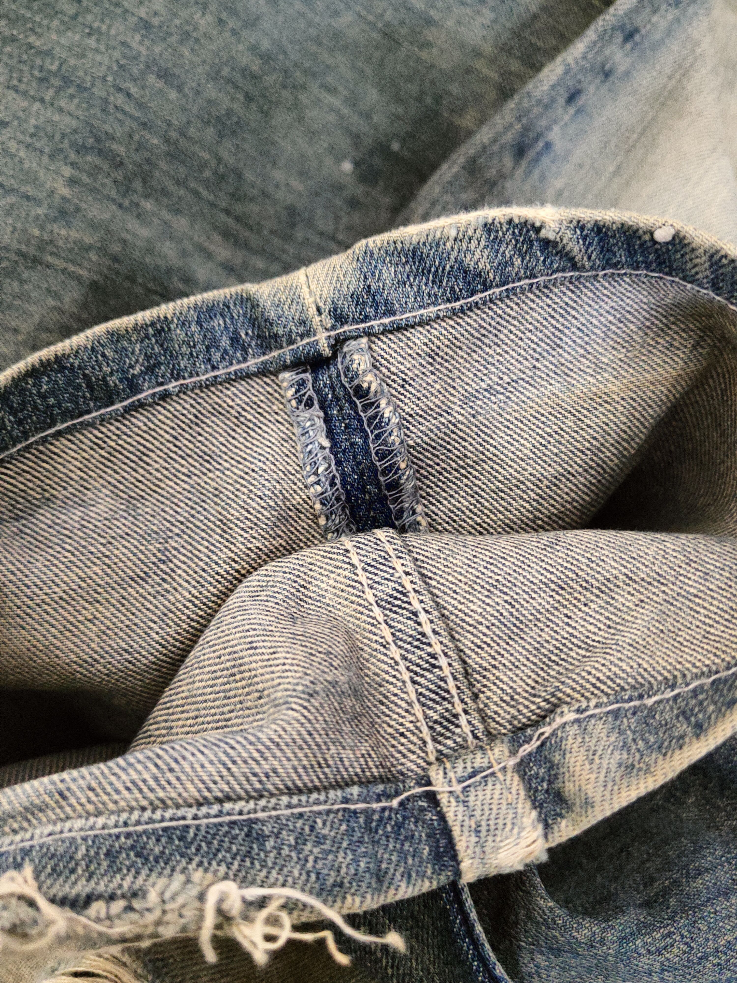 Eternal DL Eternal Blue Distressed Ripped Jeans #46-964 Size US 34 / EU 50 - 12 Thumbnail