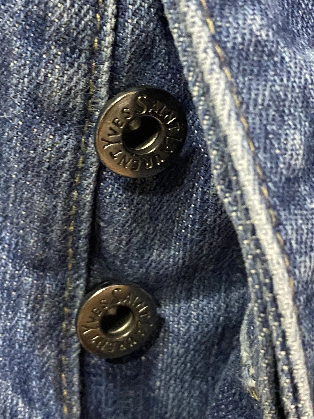 Yves Saint Laurent 36x30 YSL Jeans Denim Pants Blue Indigo Size US 36 / EU 52 - 13 Thumbnail