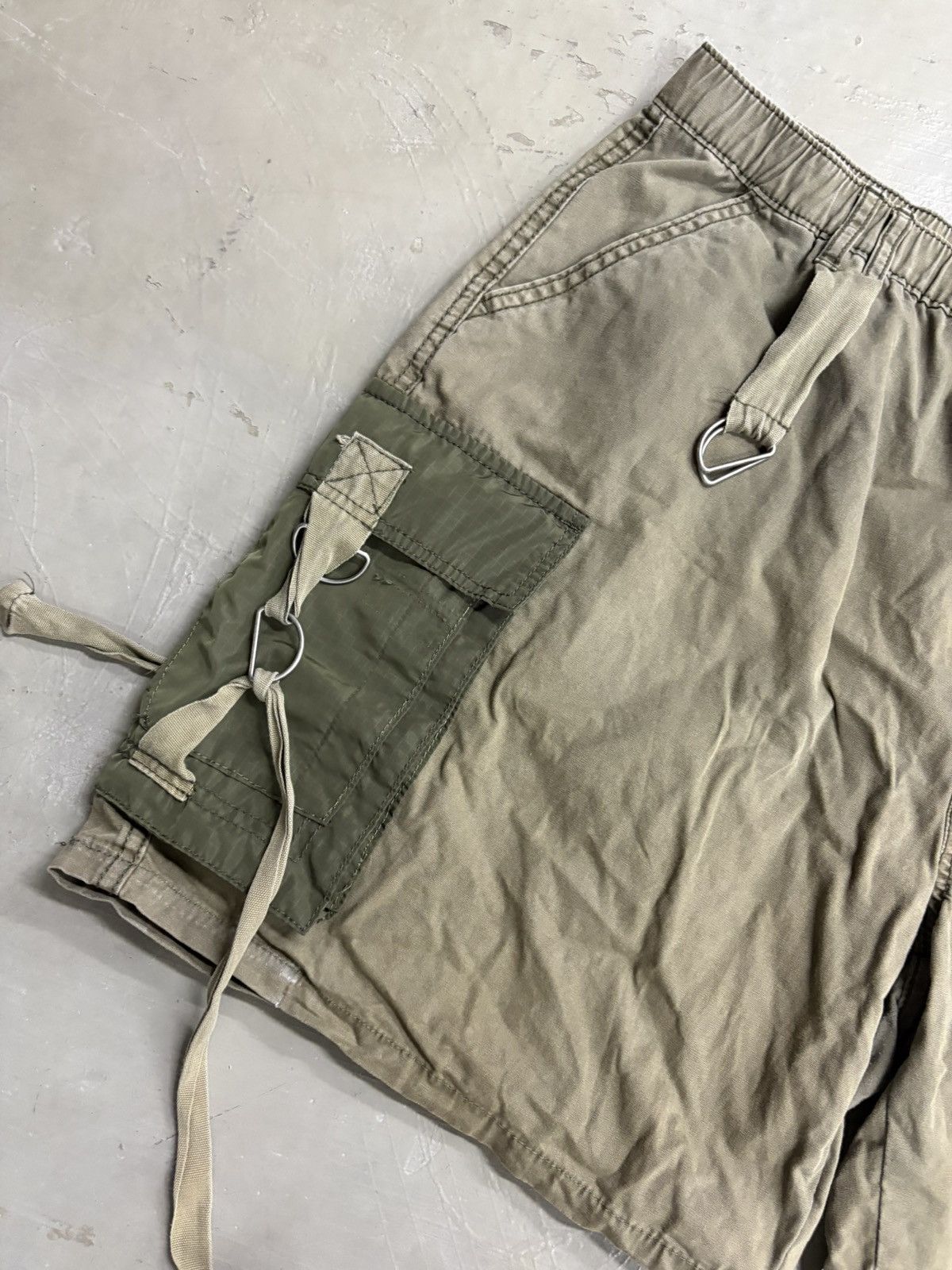 Japanese Brand Vintage Seynaeve MVO Military Belgian Army Twill Cargo Short Size US 34 / EU 50 - 3 Thumbnail