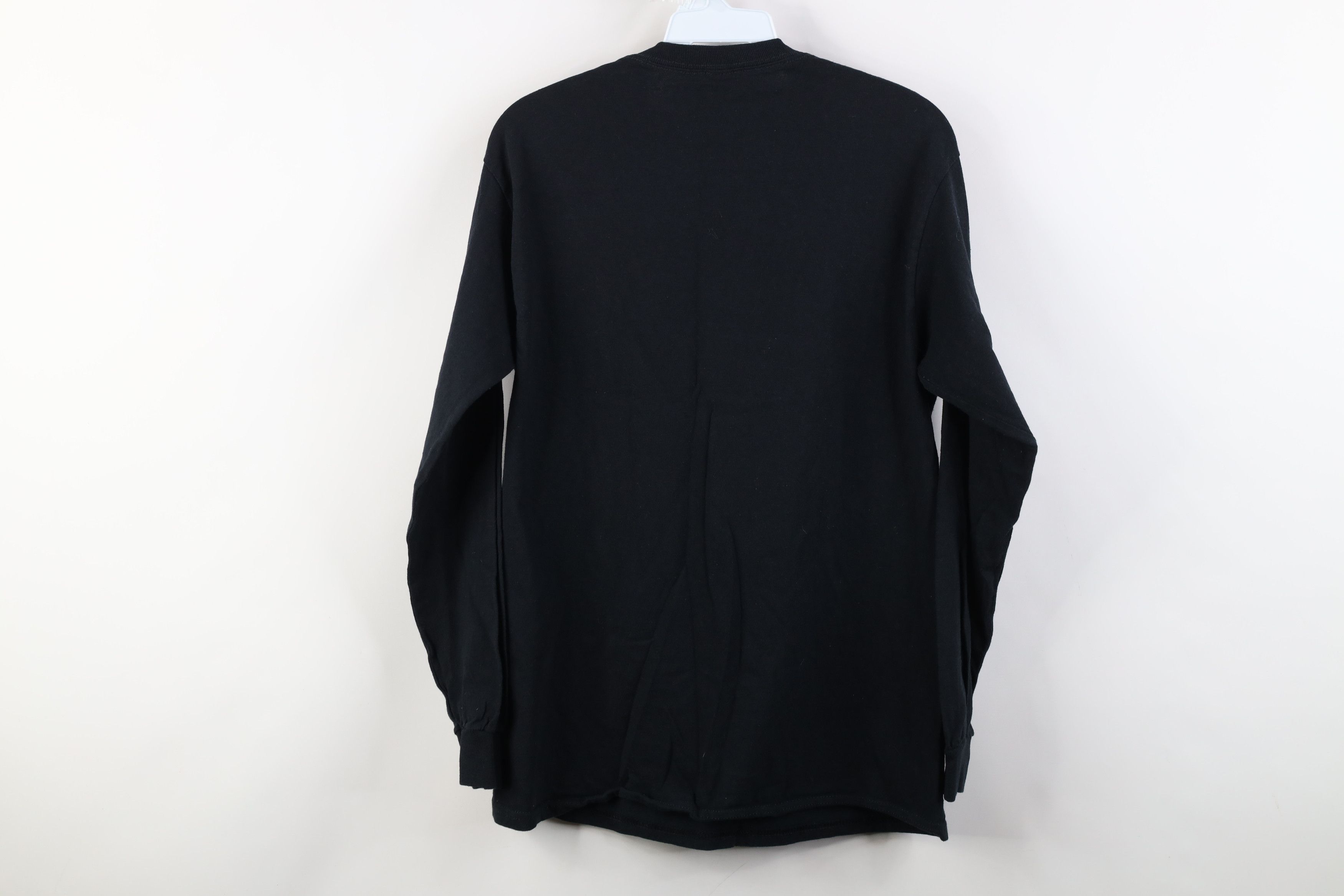 Vintage Vintage 90s Y2K Streetwear Cotton Long Sleeve T-Shirt Black Size US M / EU 48-50 / 2 - 10 Thumbnail