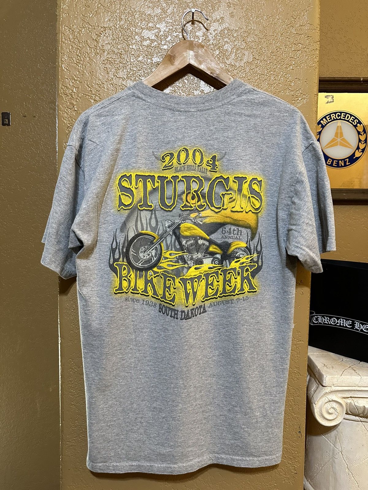 4GSELLER × Harley Davidson × West Coast Choppers Vintage Sturgis Bike Week Flames T Shirt Size US L / EU 52-54 / 3 - 1 Thumbnail