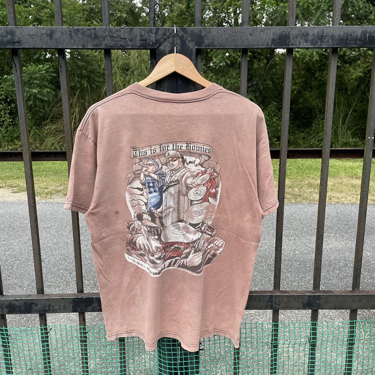 Rap Tees × Vintage 🔥🔥Trash Vintage Homies Big Image Rap Crash Sun Faded Tee Size US L / EU 52-54 / 3 - 1 Thumbnail