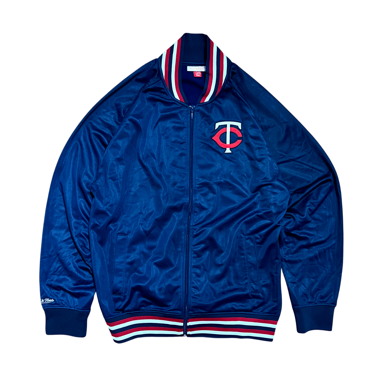 Mitchell & Ness Minnesota Twins Mitchell & Ness Satin Embroidered Jacke Size US XL / EU 56 / 4 - 1 Thumbnail