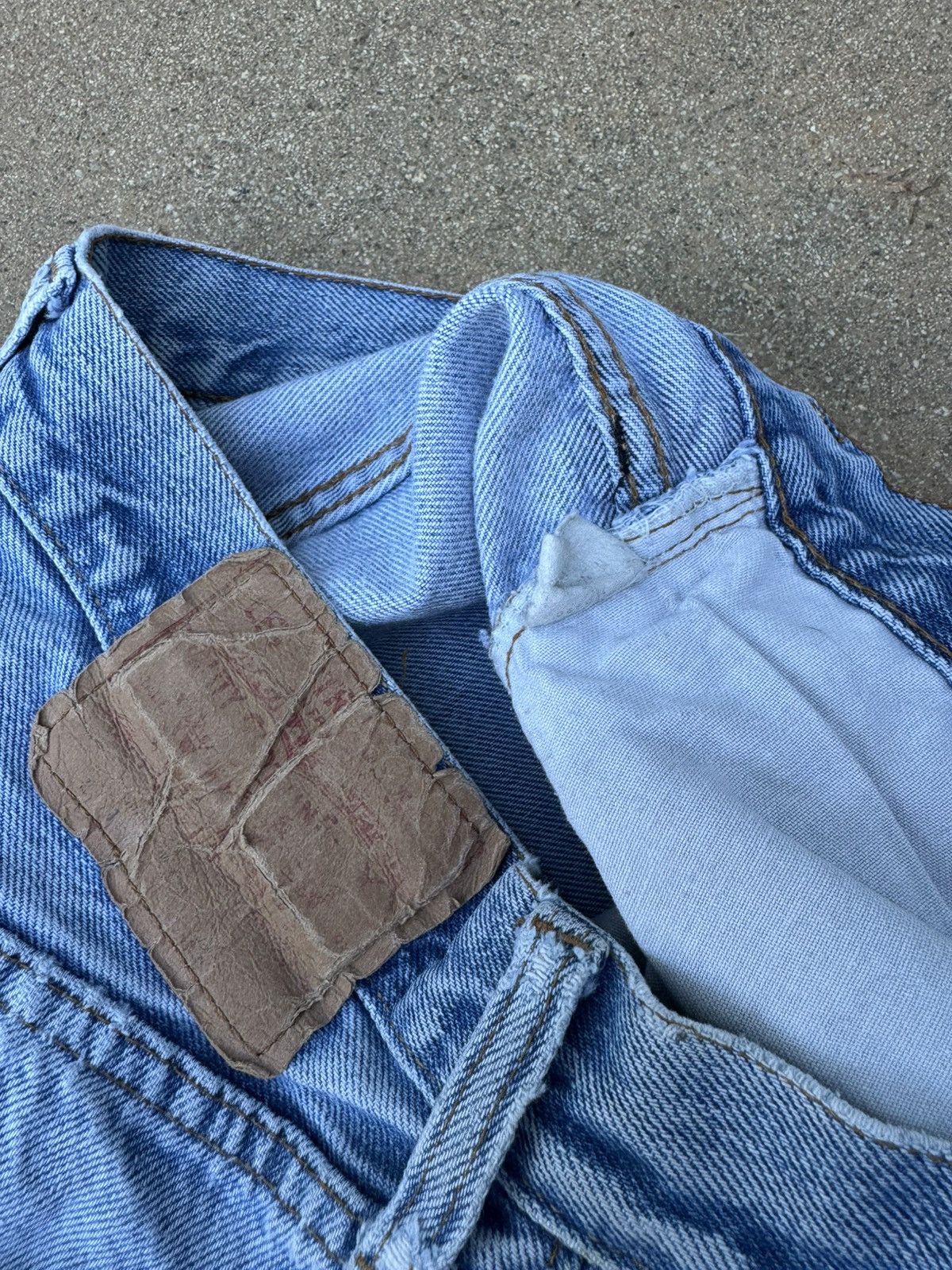Levi's × Vintage Vtg 80s Levi’s 501xx Redline Selvedge Distressed Jeans 29x30 Size US 29 - 6 Thumbnail