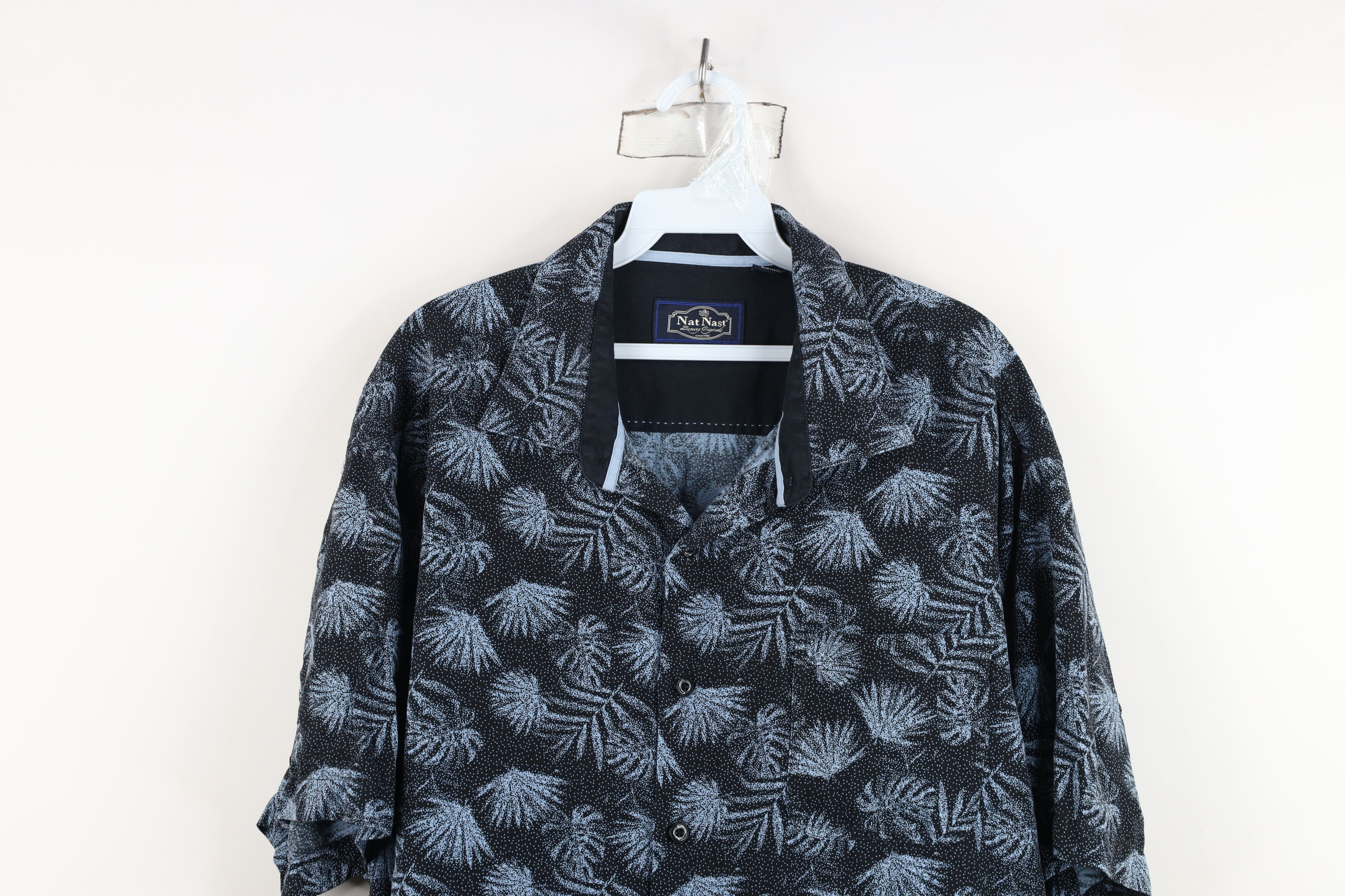 Nat Nast Nat Nast Luxury Originals Palm Leaf Hawaiian Button Shirt Size US XL / EU 56 / 4 - 2 Thumbnail