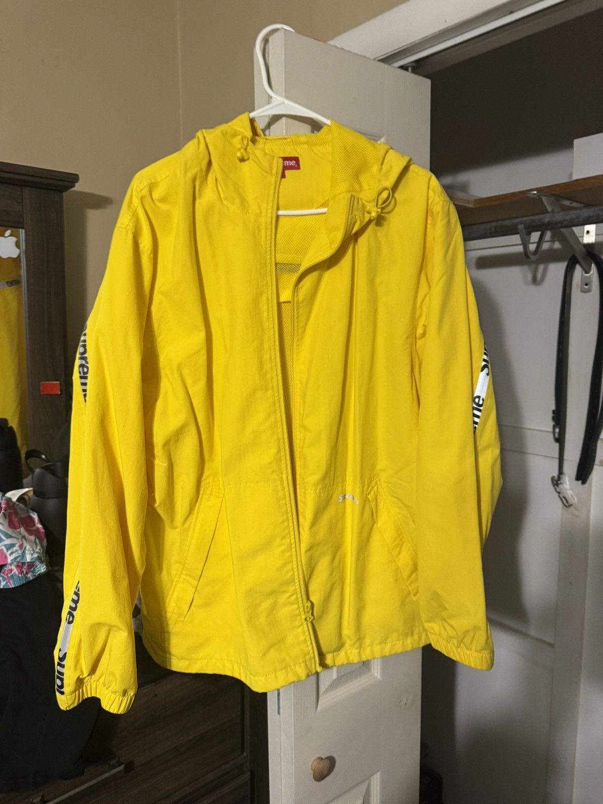 Supreme Supreme Yellow Taped Seam Jacket (XL) Size US XL / EU 56 / 4 - 1 Thumbnail