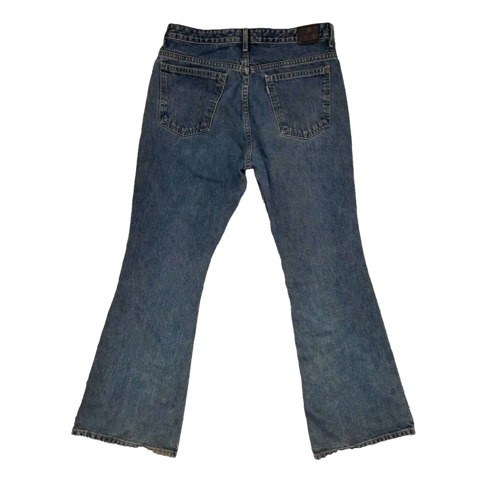 Levi's VINTAGE Levi's Hipster Flare Jeans Womens 28x30 Silver Tab 90s Denim Blue Cotton Jeans Size 28" / US 6 / IT 42 - 2 Thumbnail