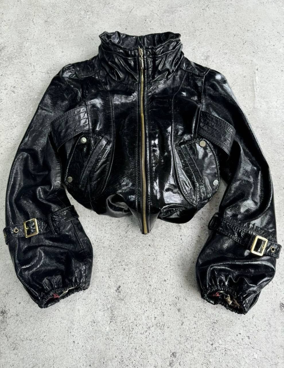 Japanese Brand Vintage Japanese Patent Real Leather Junya Watanabe Style Size US S / EU 44-46 / 1 - 1 Thumbnail