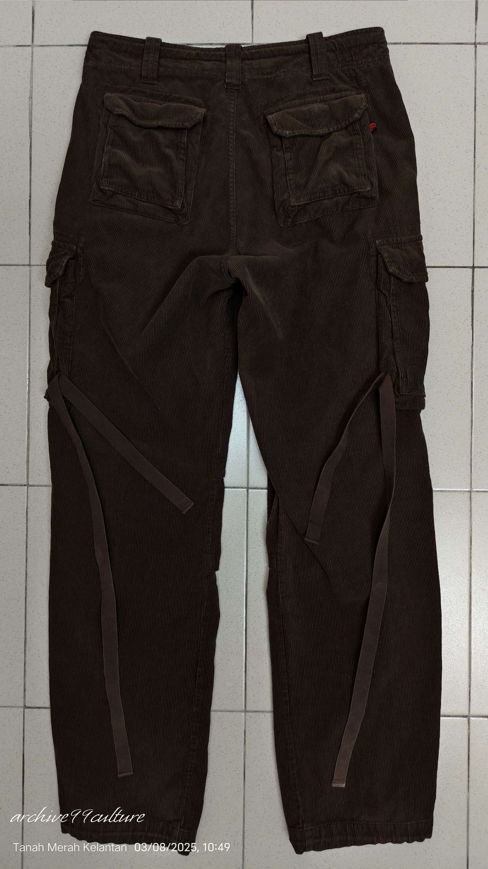 291295=Homme Arhive 2000 291295 Homme Parachute velvet pants Size US 31 - 15 Thumbnail