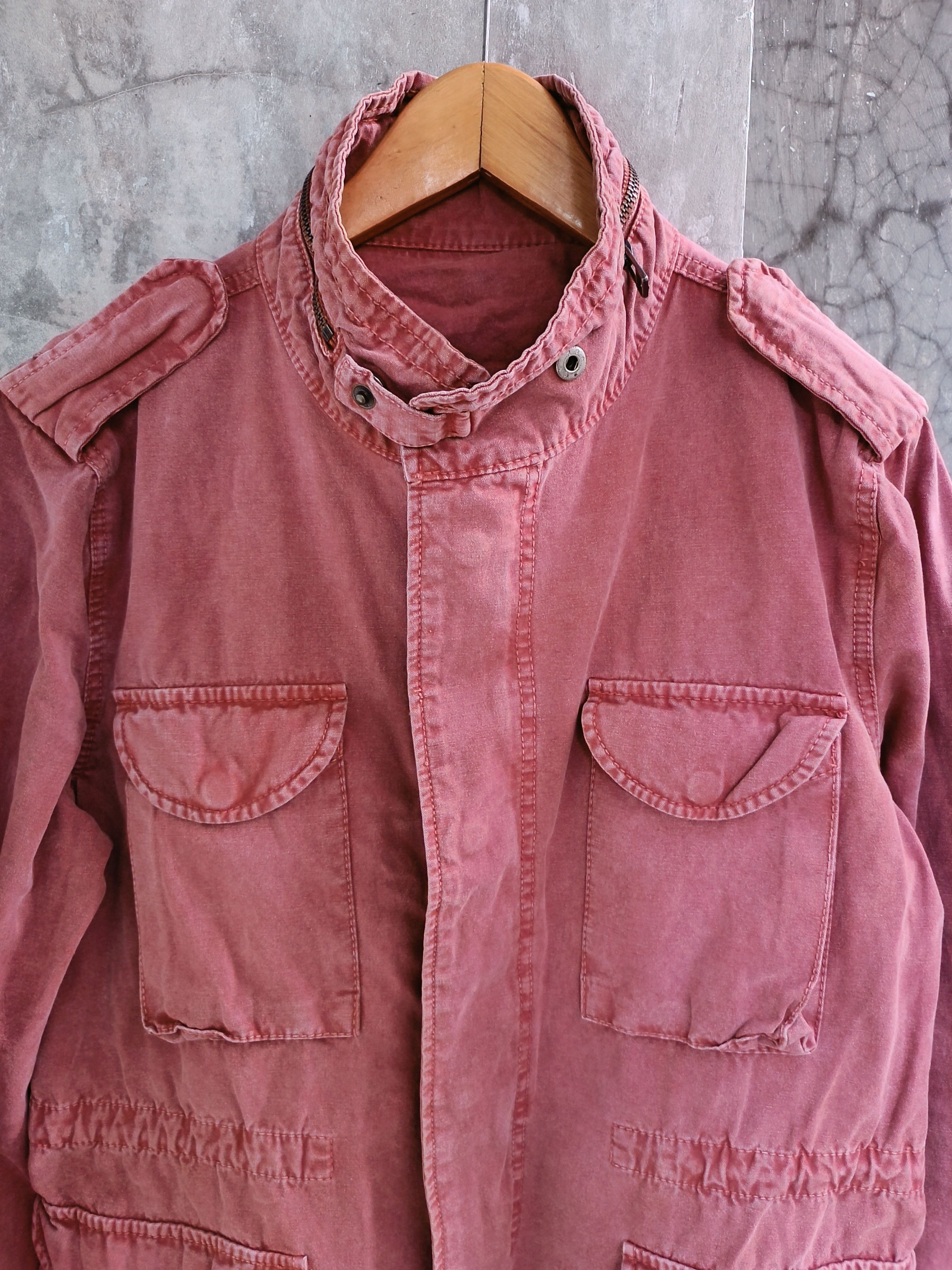 Japanese Brand × Vintage GGD TOKYO WASHED RED PARKA JACKET Size US M / EU 48-50 / 2 - 3 Thumbnail