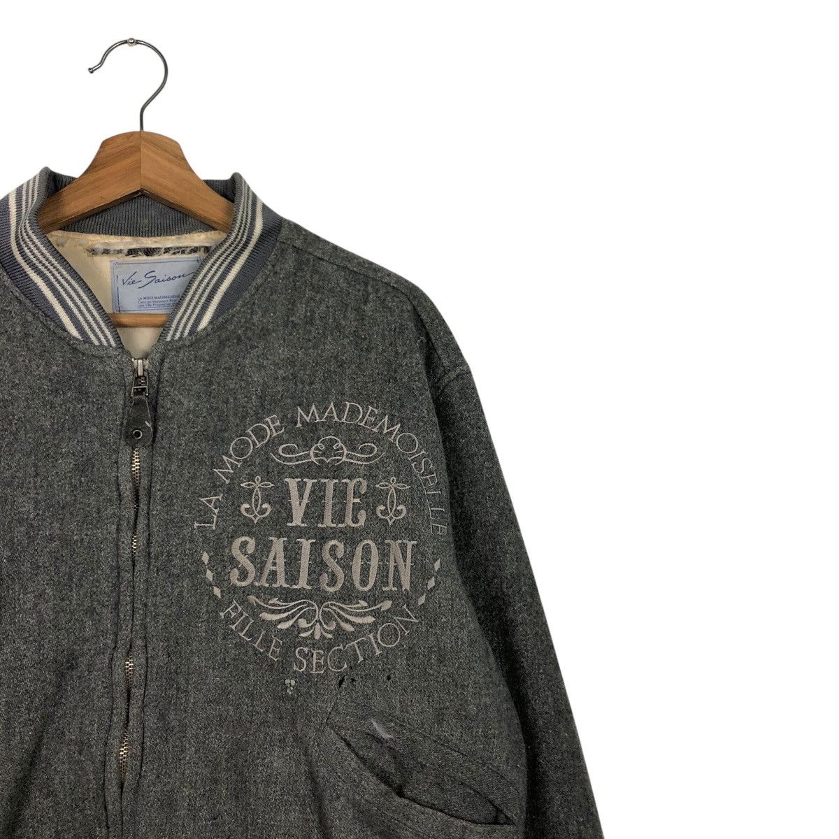 Issey Miyake Vintage Bomber Jacket Detroit Vie Saison Mademoiselle Japan Size US M / EU 48-50 / 2 - 7 Thumbnail