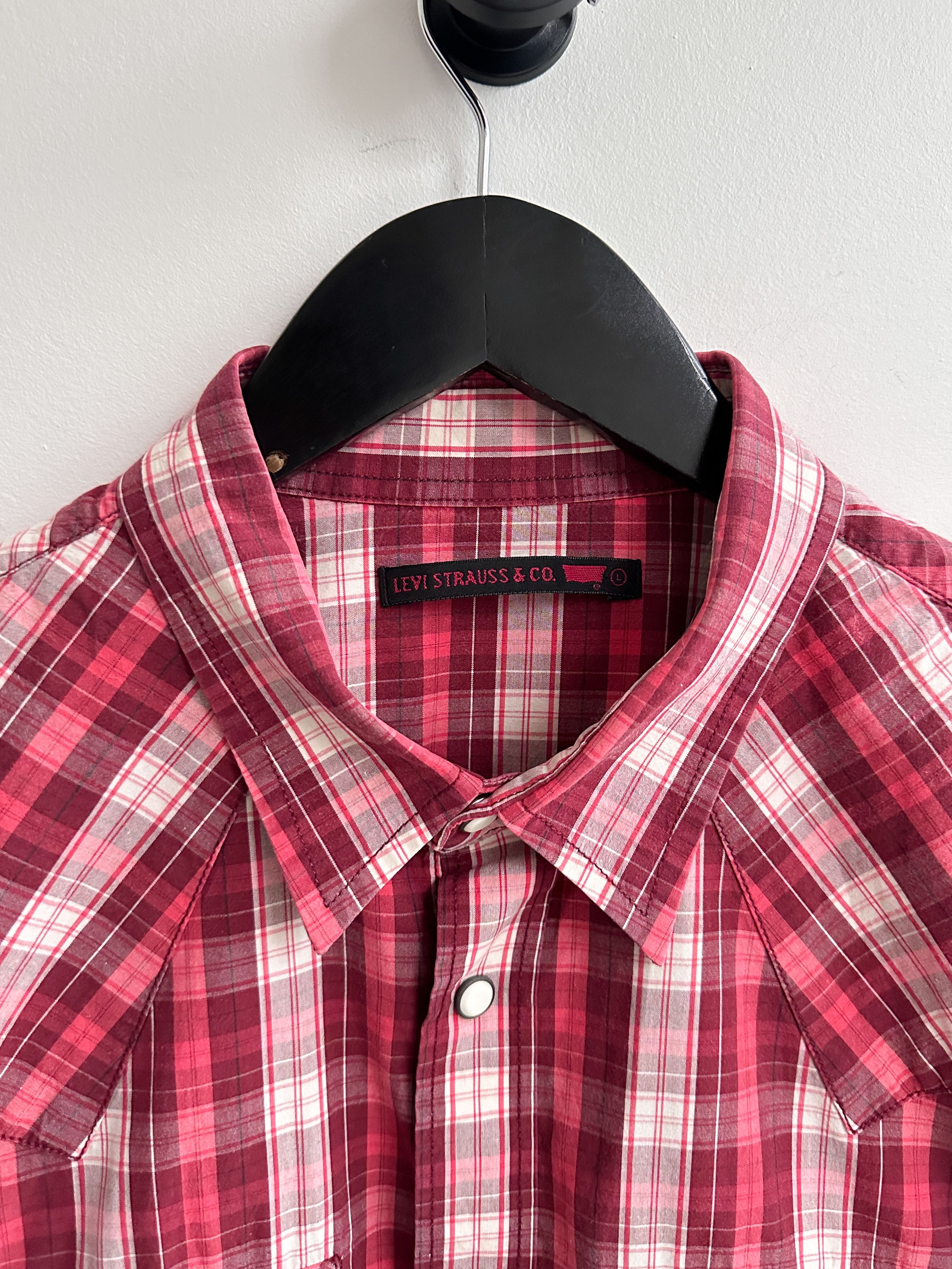 Levi's Vintage Levi's Red Check Shirt Size US L / EU 52-54 / 3 - 6 Thumbnail